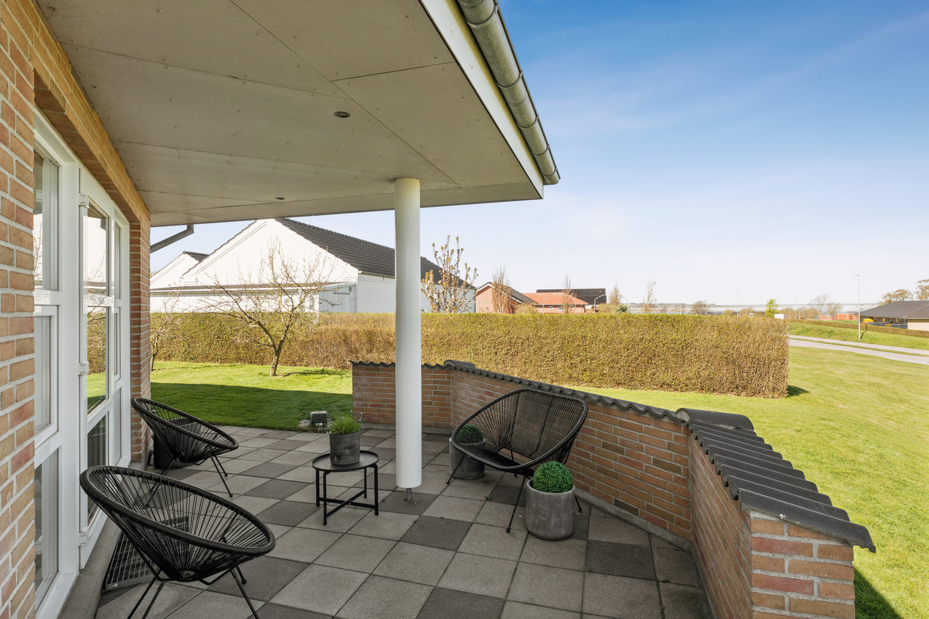 Fremhævet terrasse billede i fuldskærmstilstand. Billede af Kirstine Jensens Vej 3, 9240 Nibe