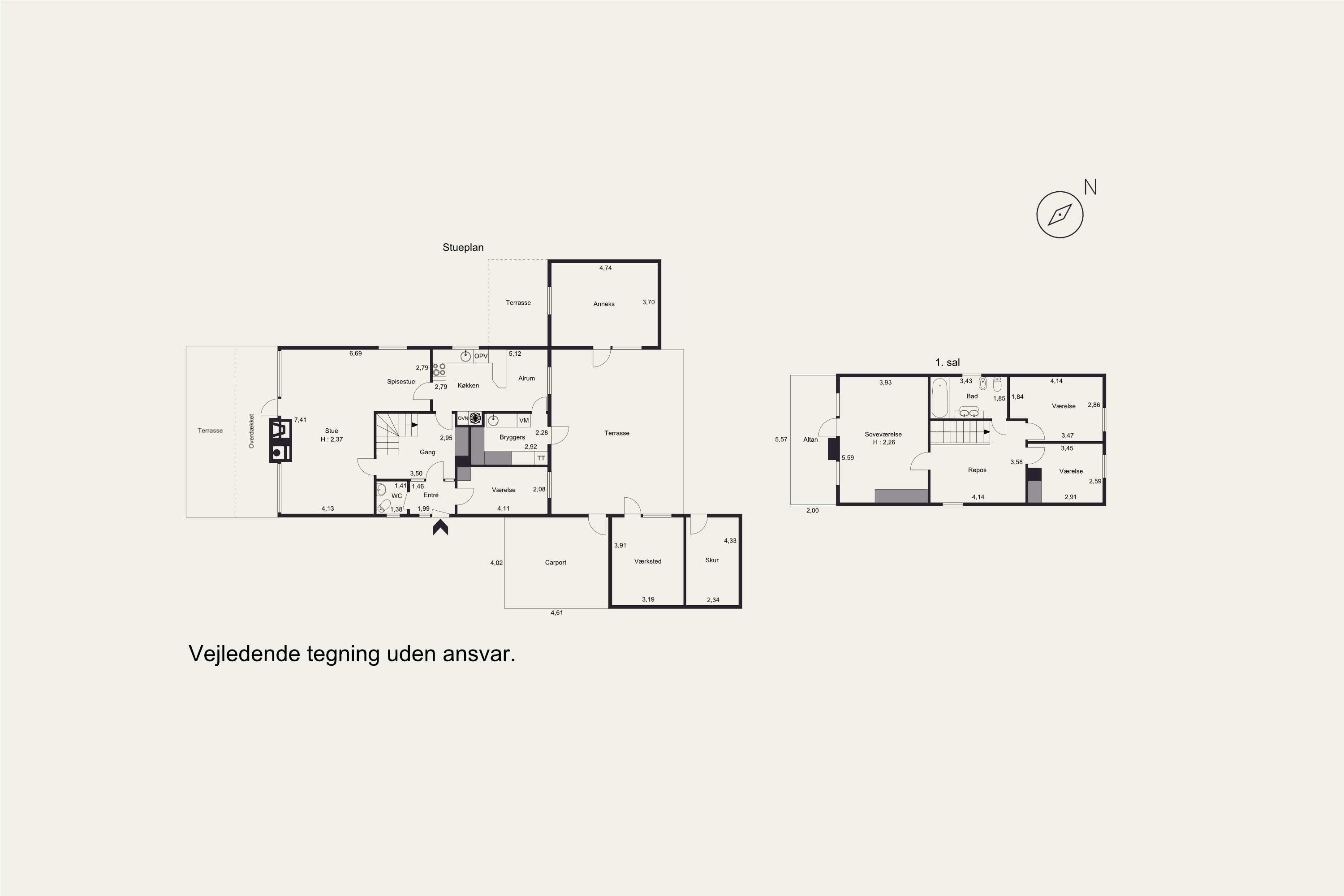 Plantegninger billede af Skrænten 12, Hosby, 7130 Juelsminde