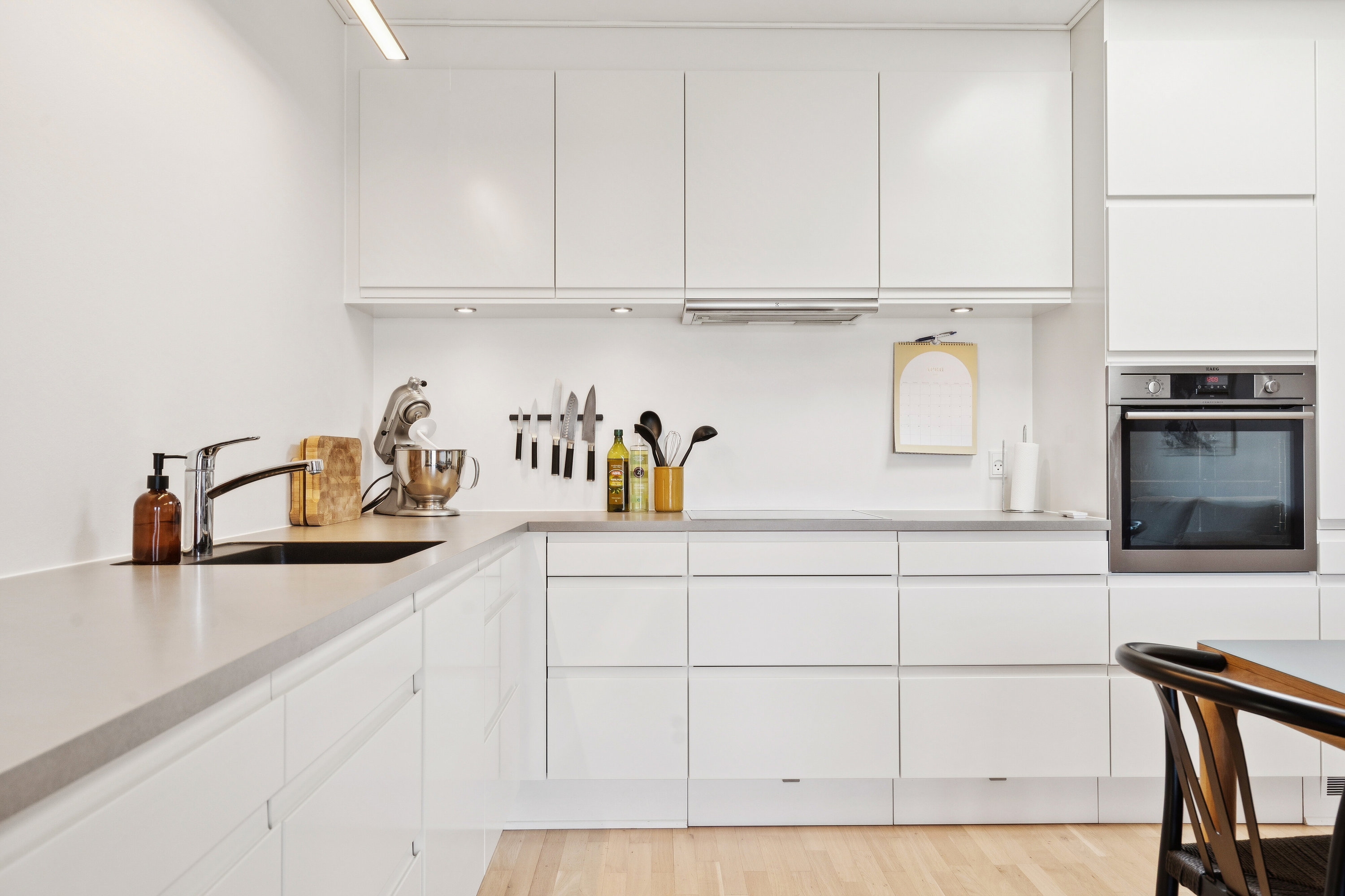 Fremhævet køkken billede i fuldskærmstilstand. Billede af Fredensborgparken 81, Stavtrup, 8260 Viby J