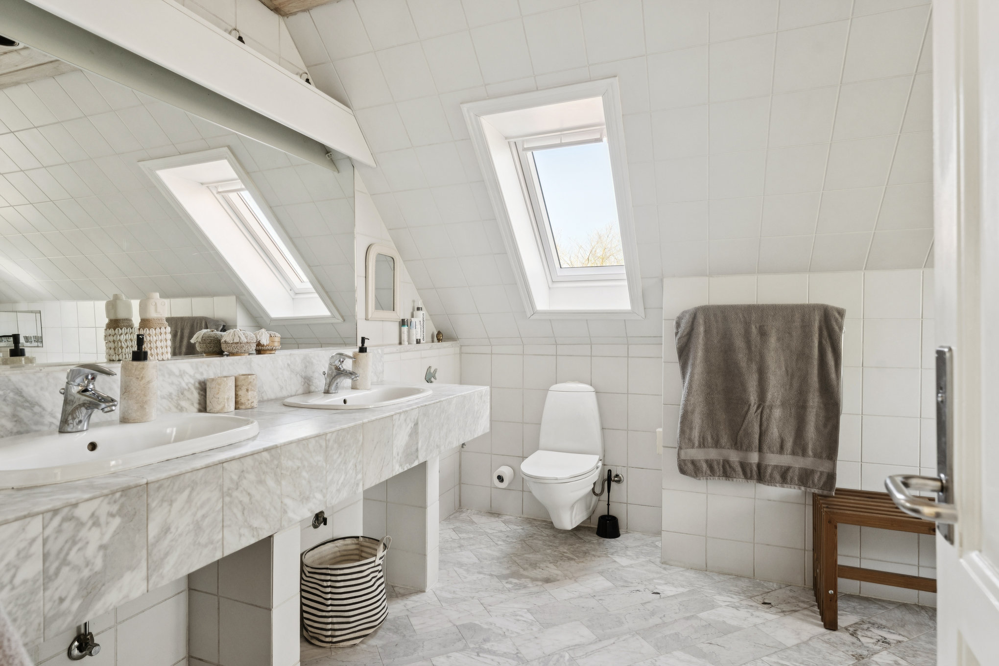 Fremhævet badeværelse billede i fuldskærmstilstand. Billede af Kristrupvej 55, 8960 Randers SØ