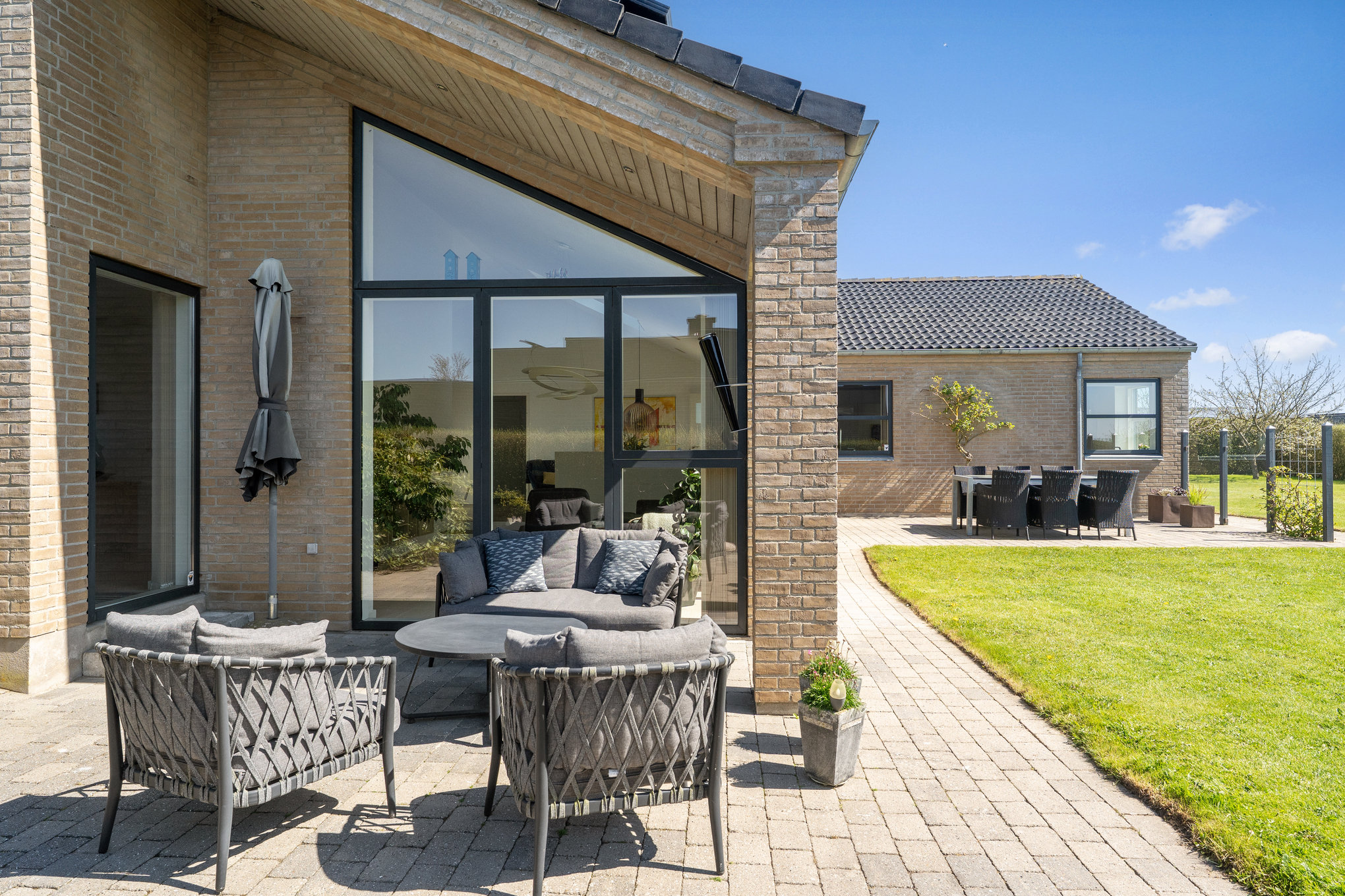 Fremhævet terrasse billede i fuldskærmstilstand. Billede af Wagnersvej 3, 8920 Randers NV