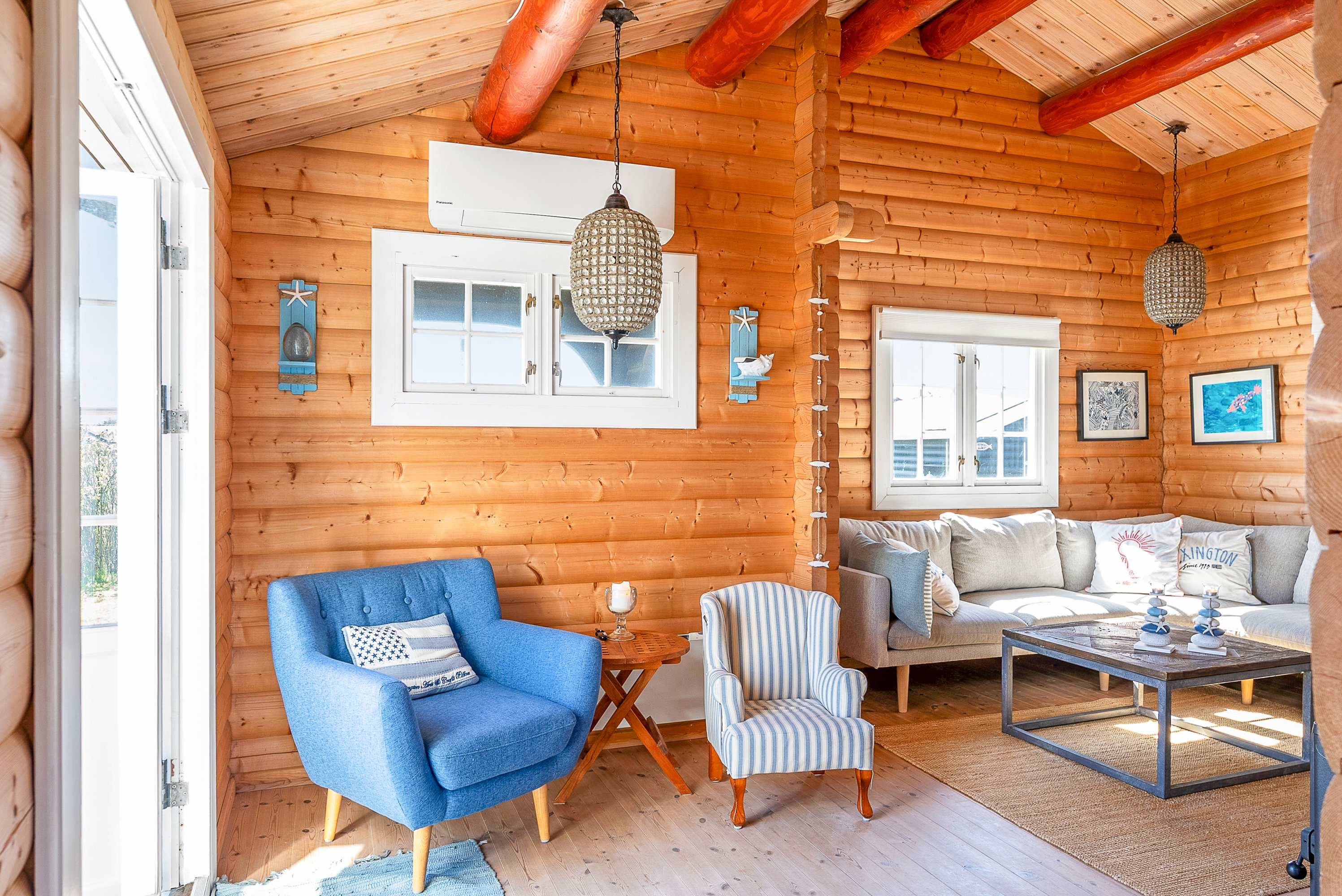 Fremhævet stue billede i fuldskærmstilstand. Billede af Østre Strandvej 223, Hasmark Strand, 5450 Otterup