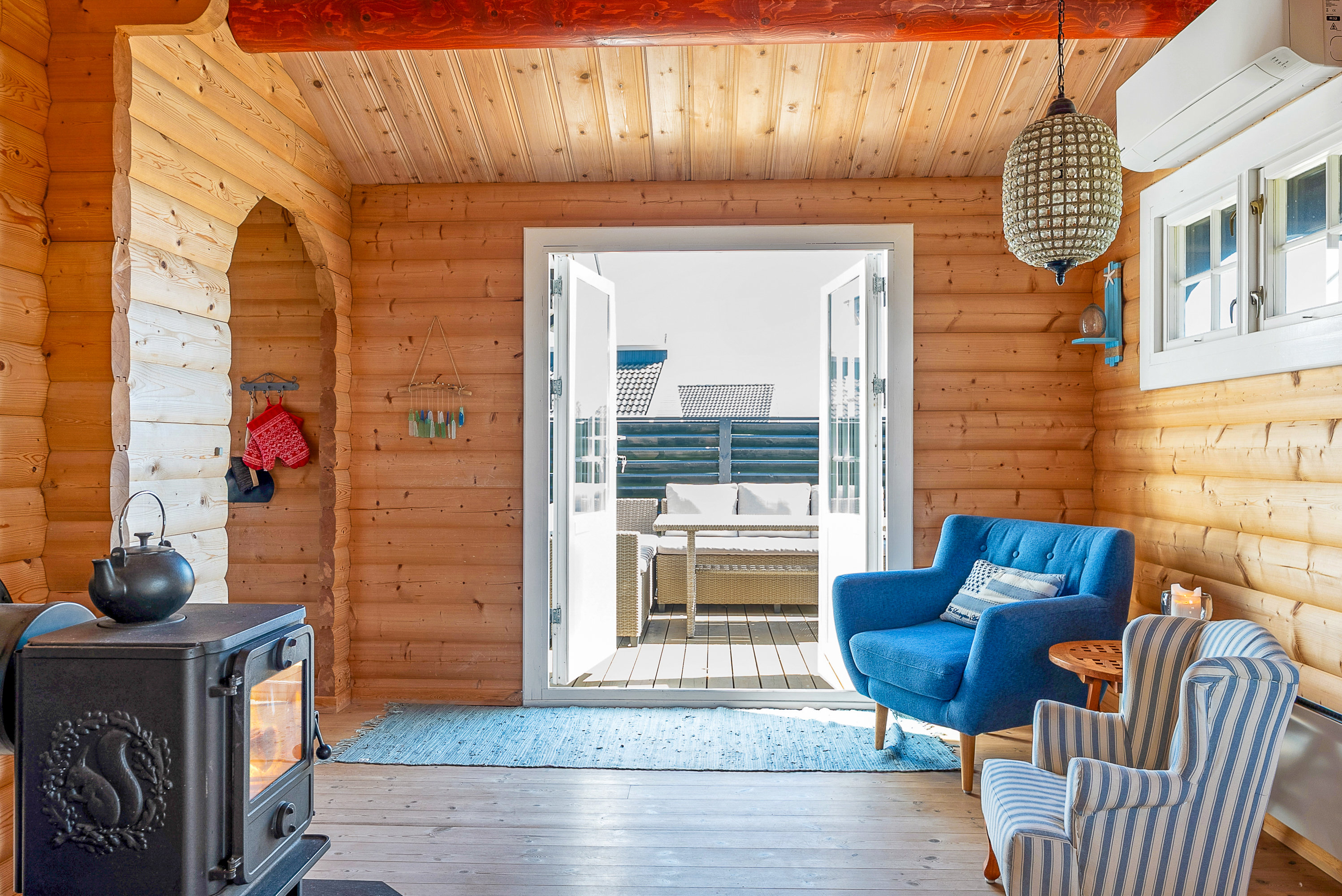 Fremhævet stue billede i fuldskærmstilstand. Billede af Østre Strandvej 223, Hasmark Strand, 5450 Otterup