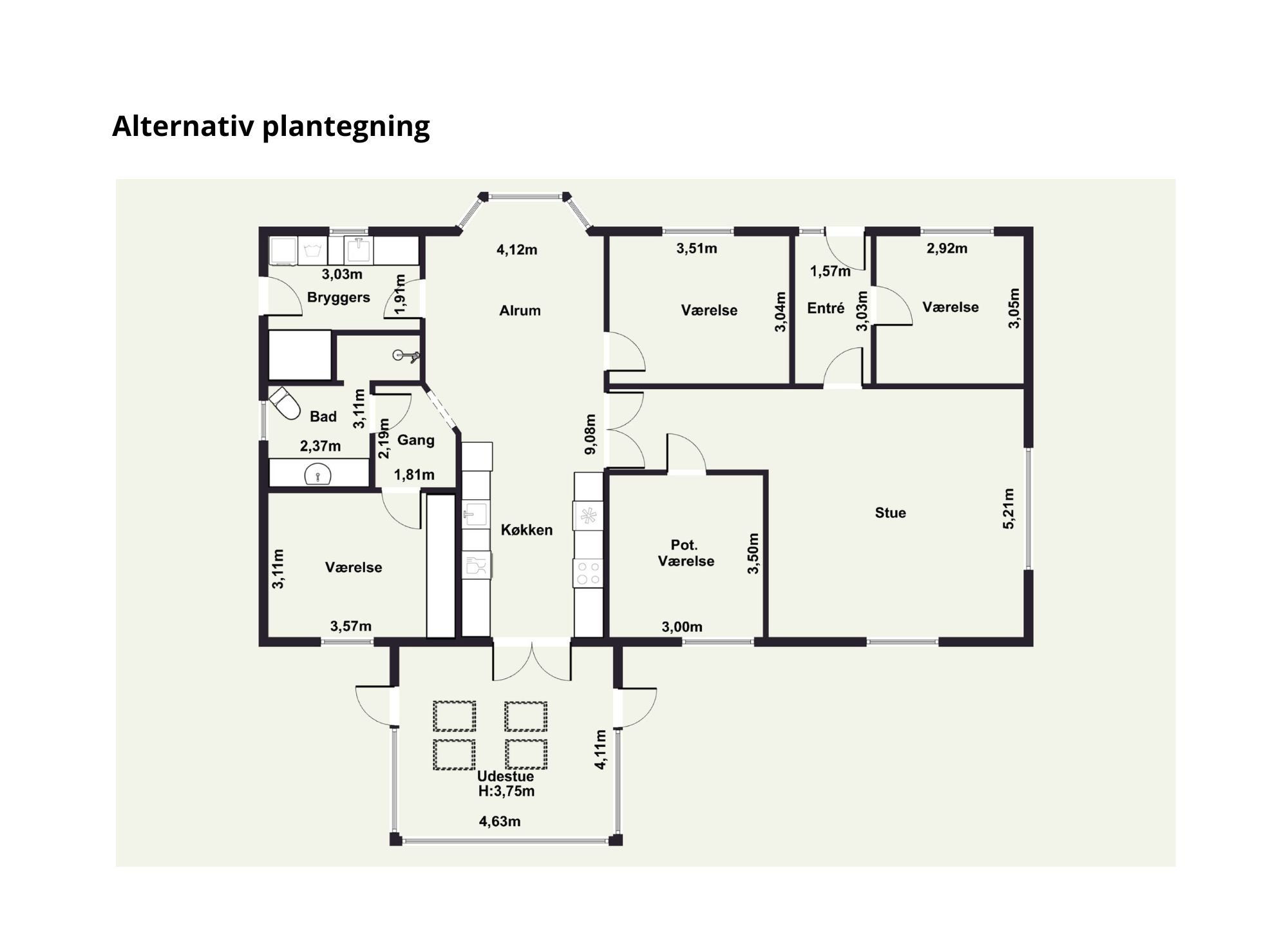 Plantegninger billede af Ballerumvej 37, 7700 Thisted