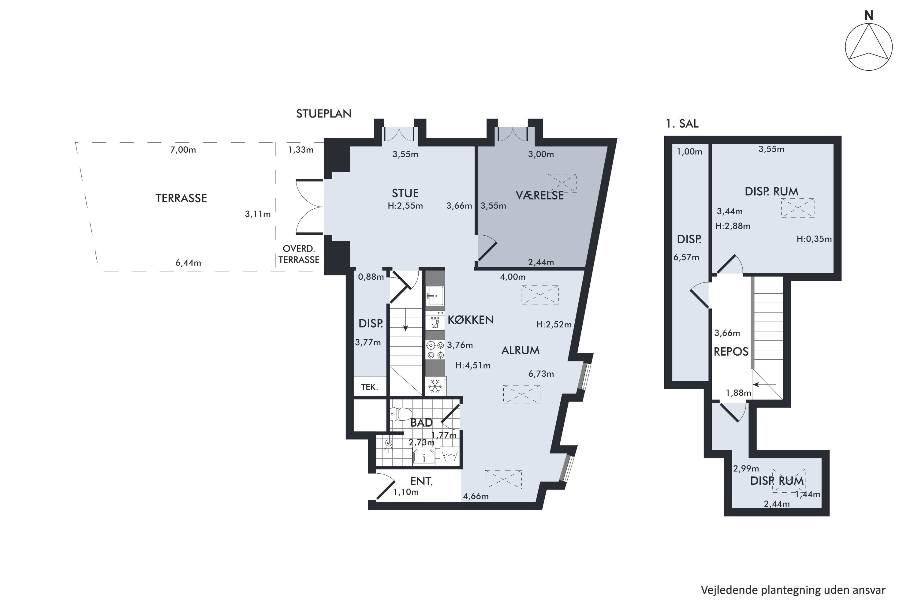 Fremhævet  billede i fuldskærmstilstand. Billede af Bjerggade 2B, 3. 8., 4600 Køge