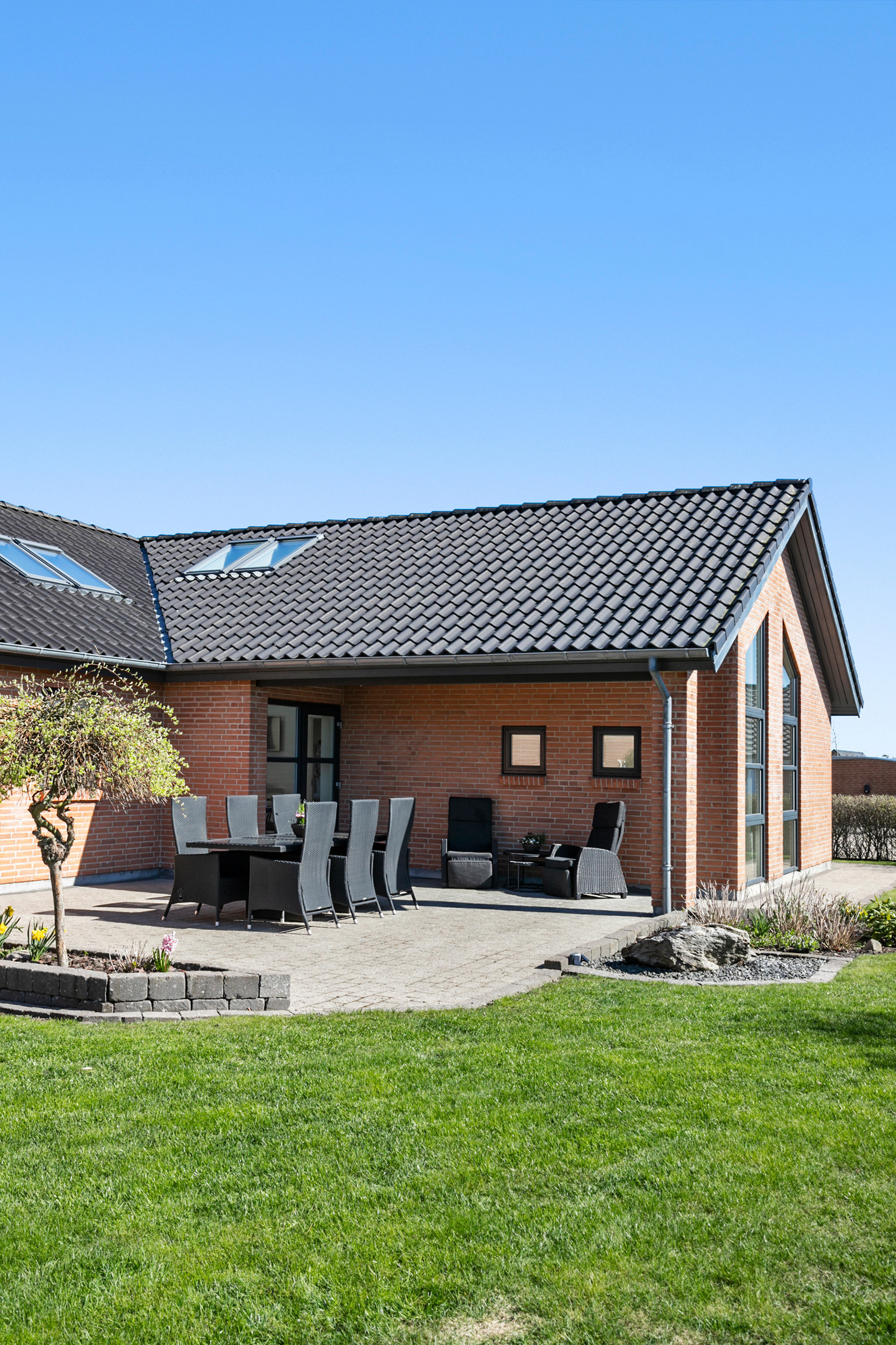 Fremhævet facade billede i fuldskærmstilstand. Billede af Rugmarken 172, 9690 Fjerritslev