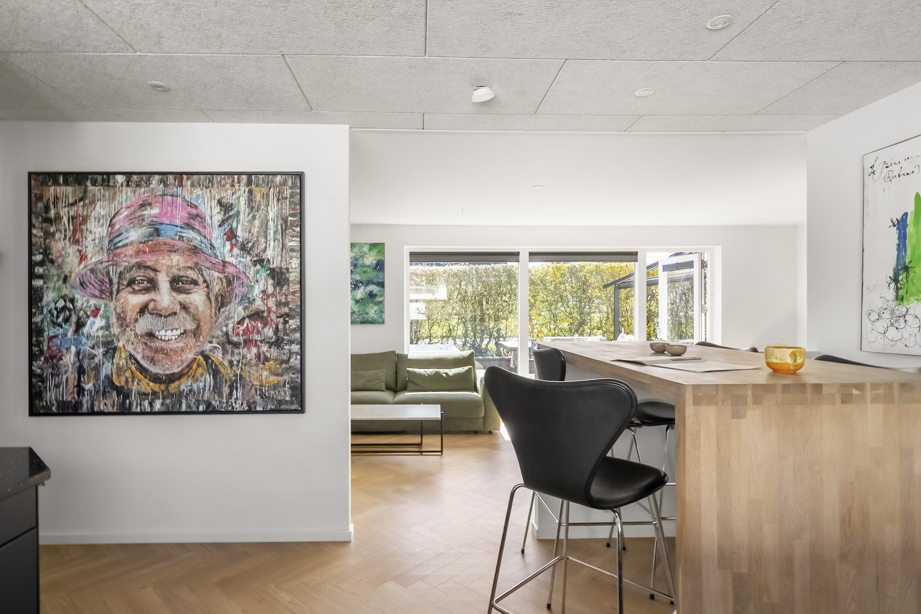 Fremhævet stue billede i fuldskærmstilstand. Billede af Stevedorevej 6A, 8700 Horsens