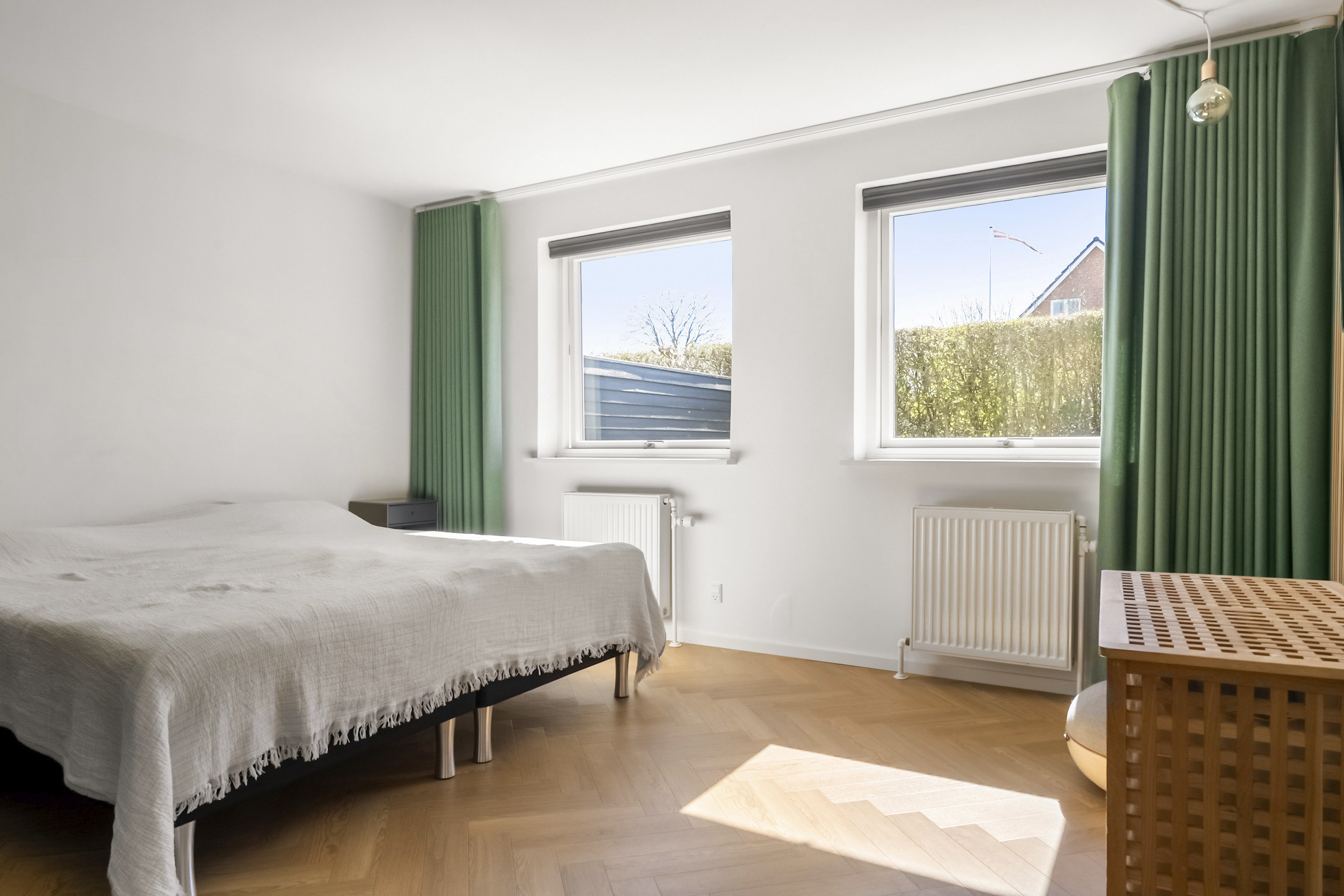 Fremhævet soveværelse billede i fuldskærmstilstand. Billede af Stevedorevej 6A, 8700 Horsens