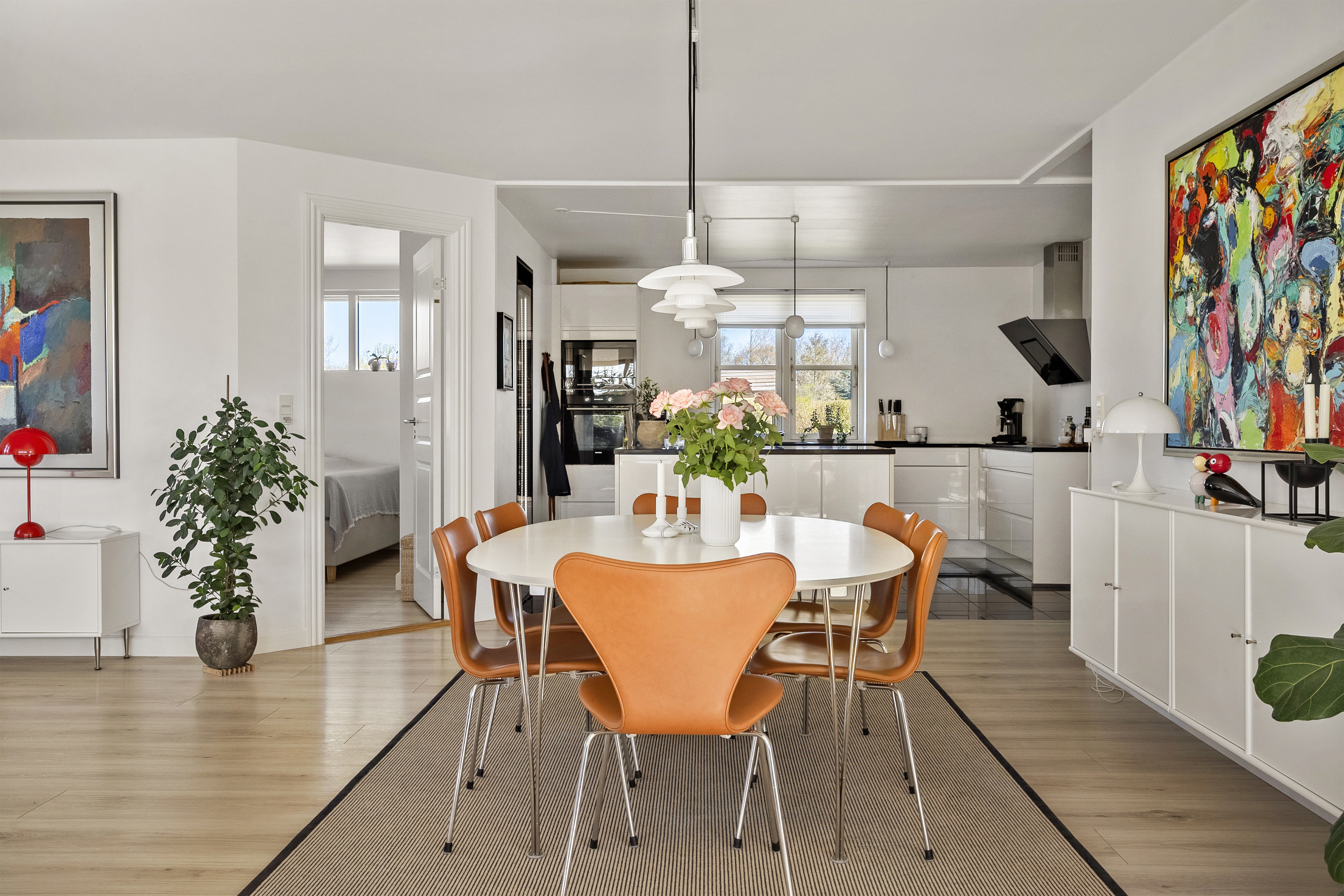 Fremhævet stue billede i fuldskærmstilstand. Billede af Bøgeparken 35, Forlev, 4241 Vemmelev