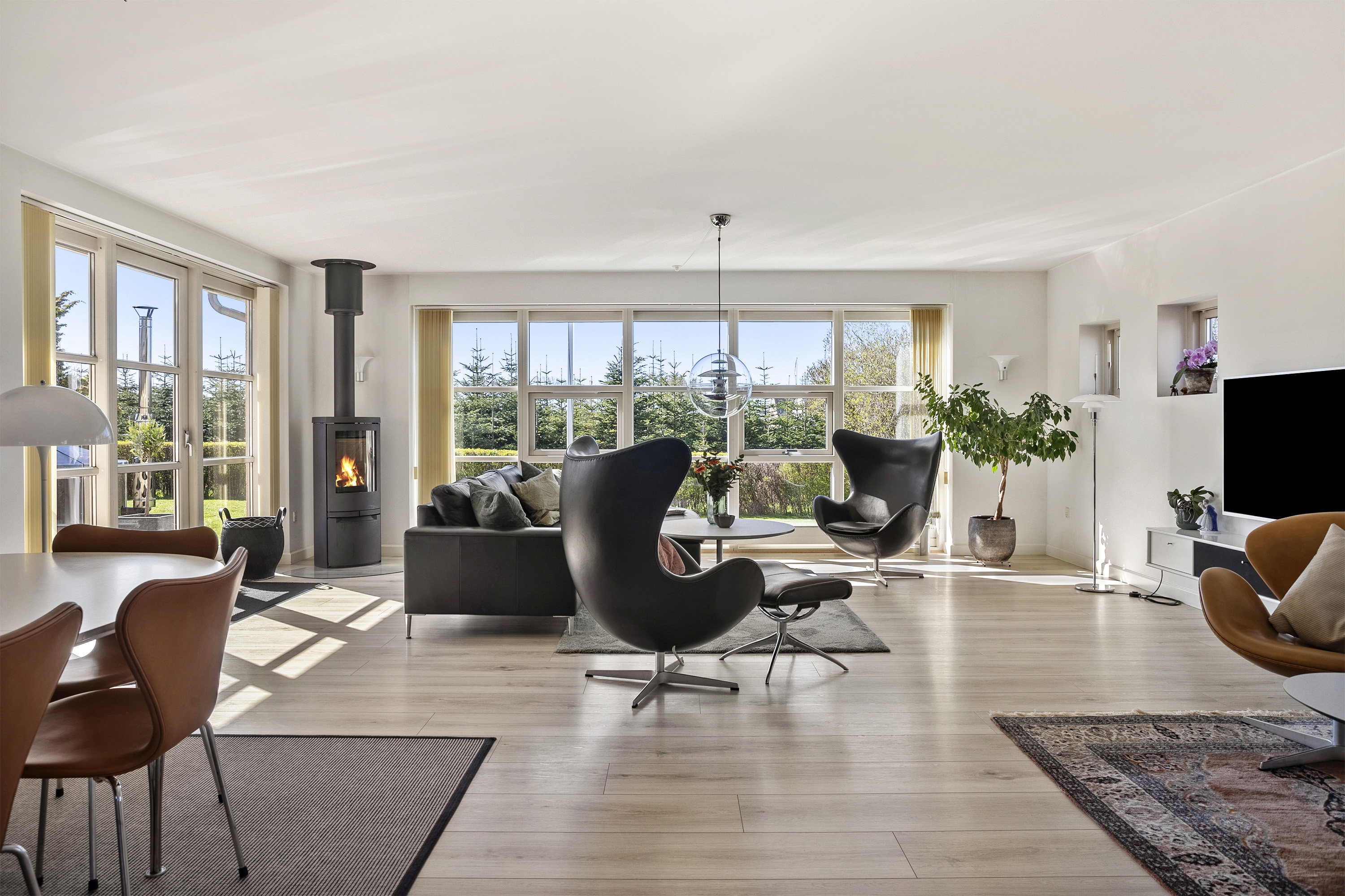 Fremhævet stue billede i fuldskærmstilstand. Billede af Bøgeparken 35, Forlev, 4241 Vemmelev