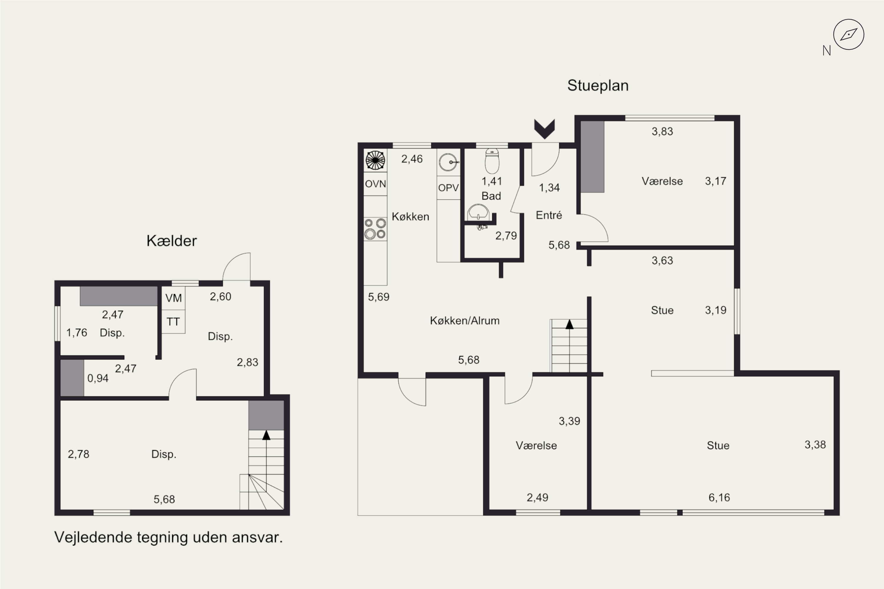 Plantegninger billede af Stellas Alle 32, 6715 Esbjerg N