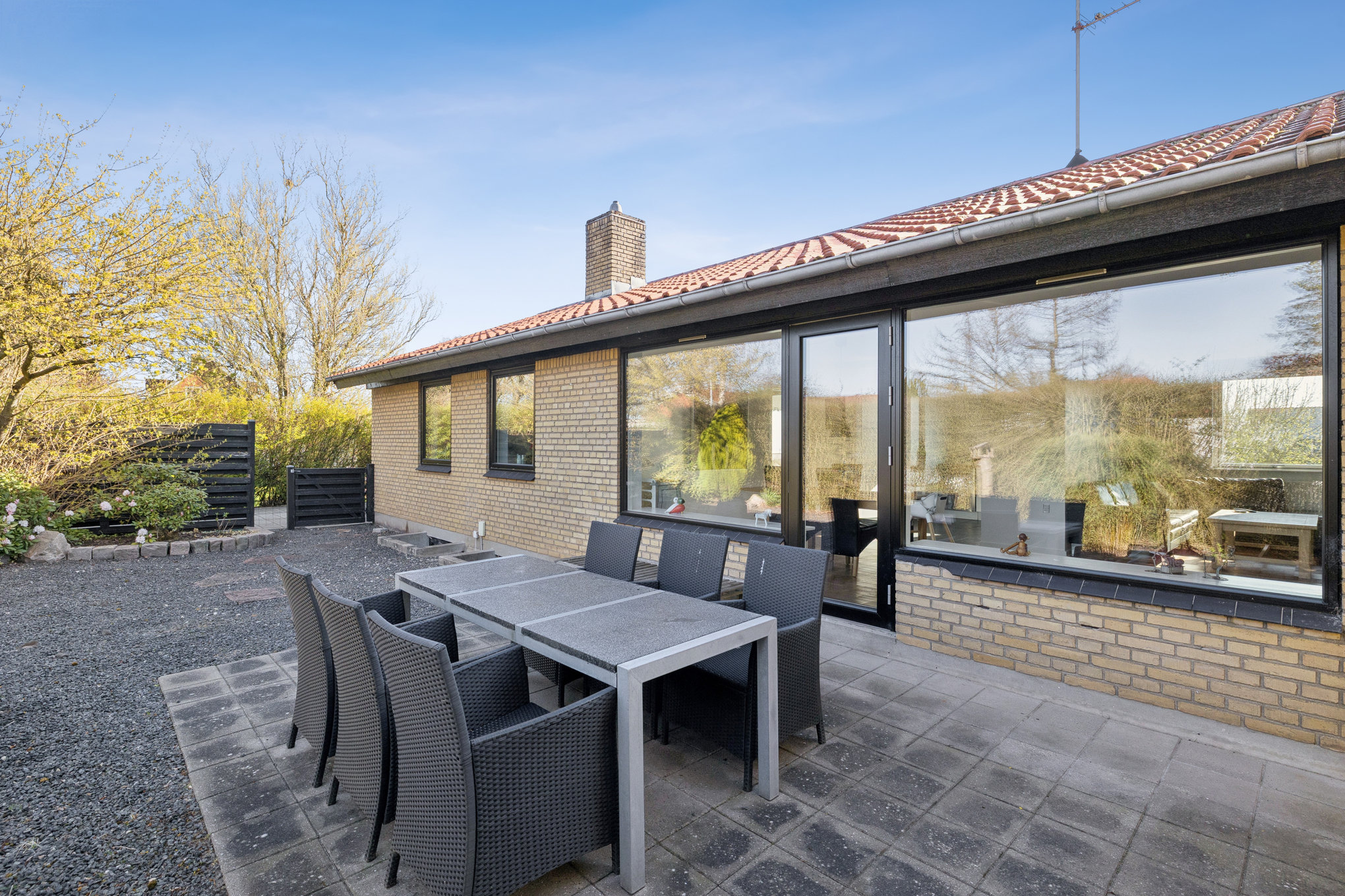 Fremhævet terrasse billede i fuldskærmstilstand. Billede af Toftevænget 8, Over Hornbæk, 8920 Randers NV