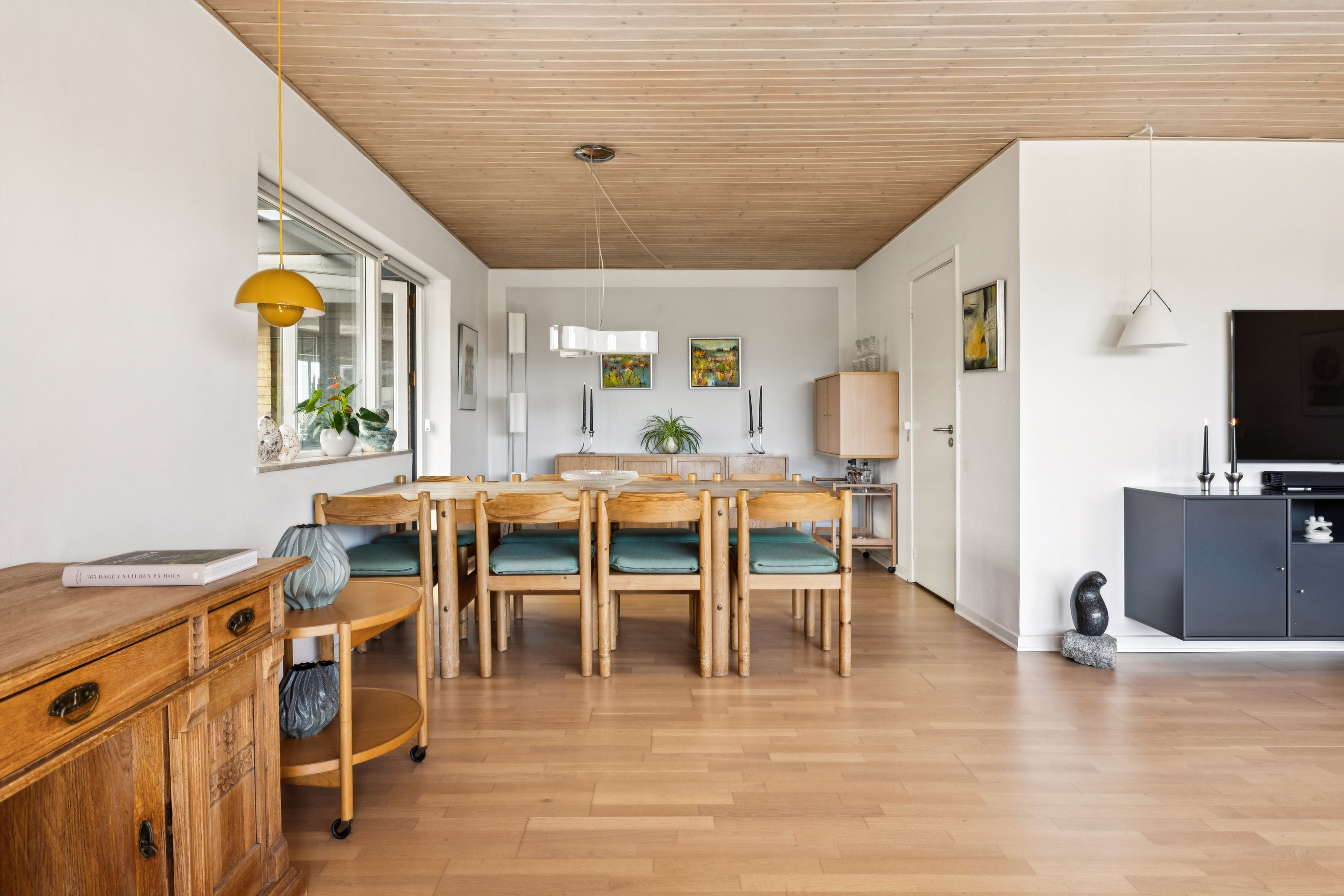 Fremhævet spisestue billede i fuldskærmstilstand. Billede af Rosenhøjvej 22, Ugelbølle, 8410 Rønde