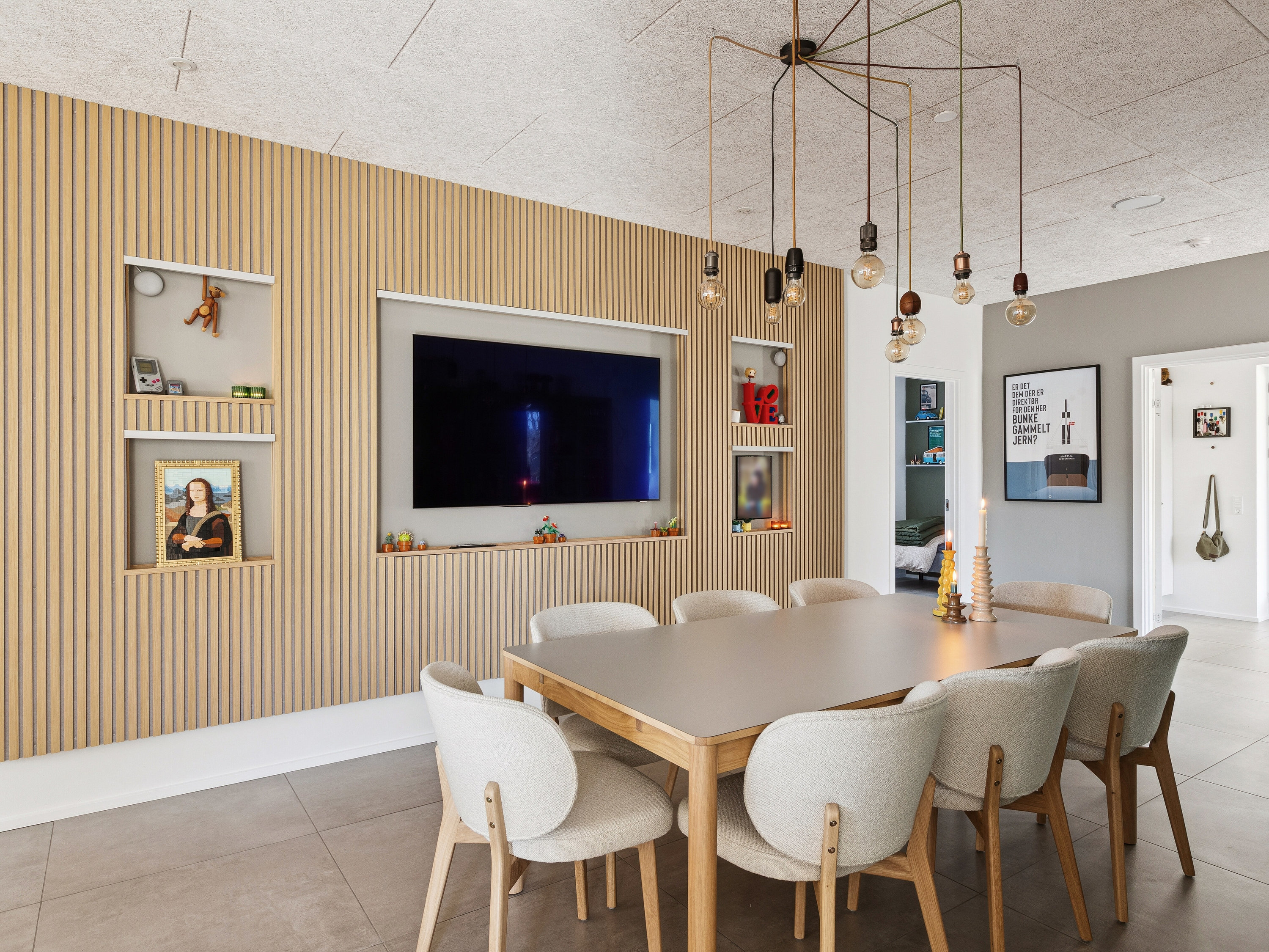 Fremhævet spisestue billede i fuldskærmstilstand. Billede af Mølledalen 7, 9800 Hjørring