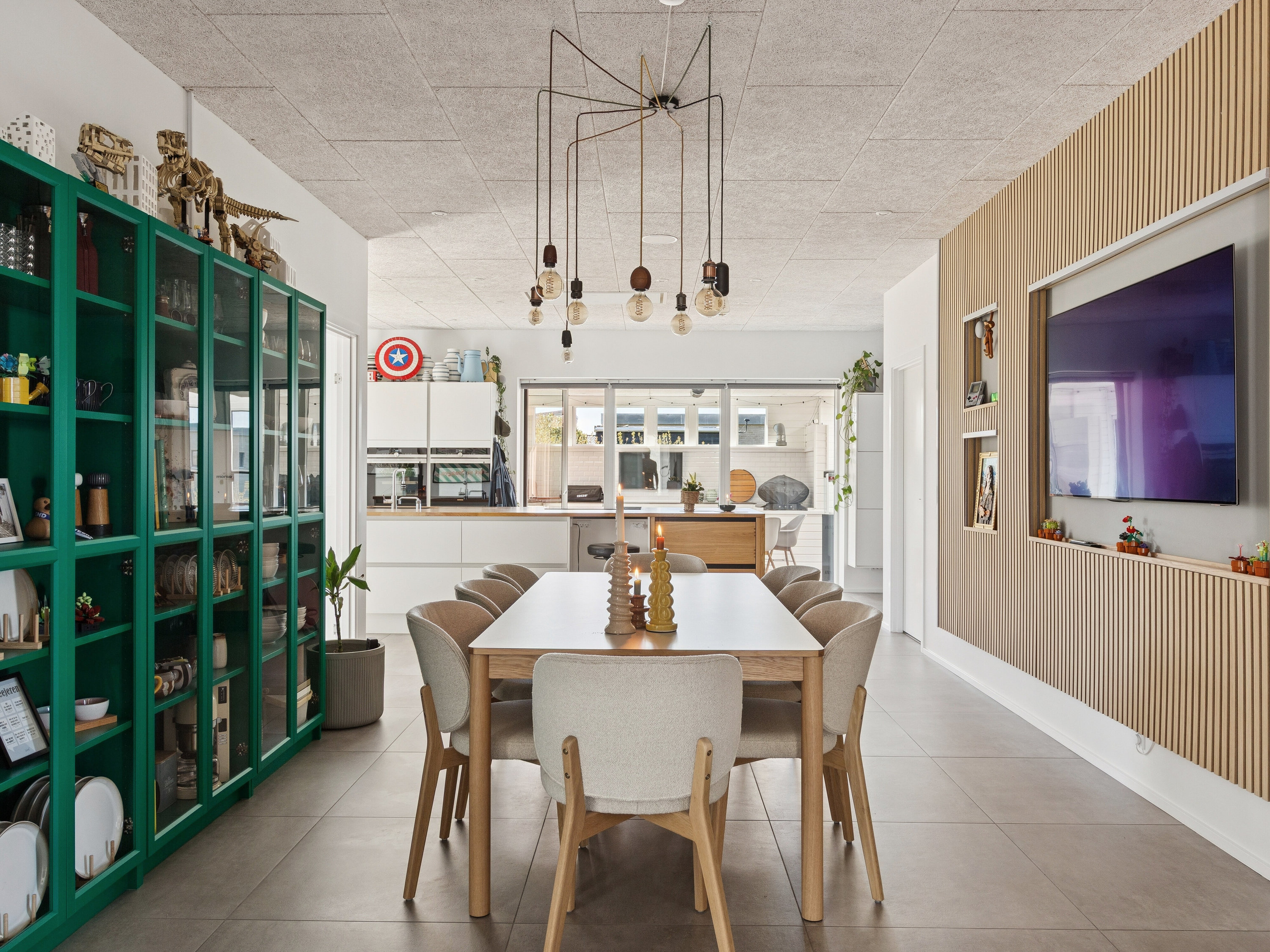 Fremhævet spisestue billede i fuldskærmstilstand. Billede af Mølledalen 7, 9800 Hjørring