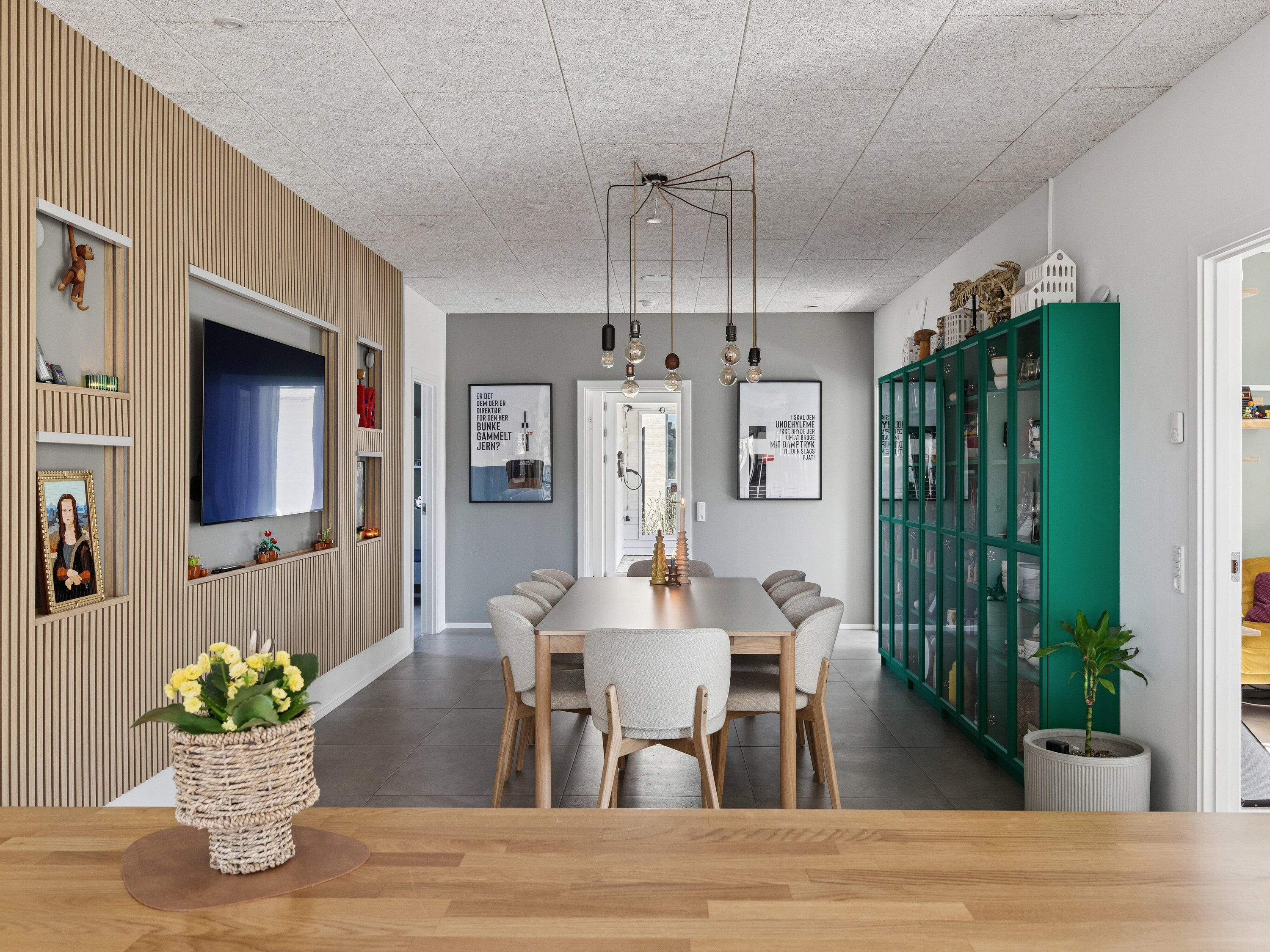 Fremhævet spisestue billede i fuldskærmstilstand. Billede af Mølledalen 7, 9800 Hjørring