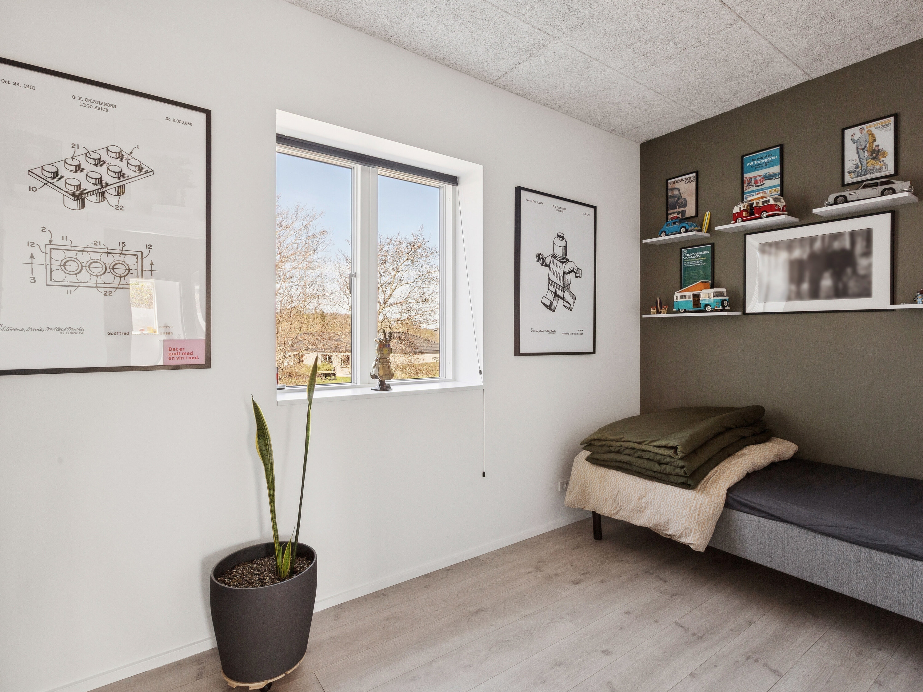 Fremhævet soveværelse billede i fuldskærmstilstand. Billede af Mølledalen 7, 9800 Hjørring