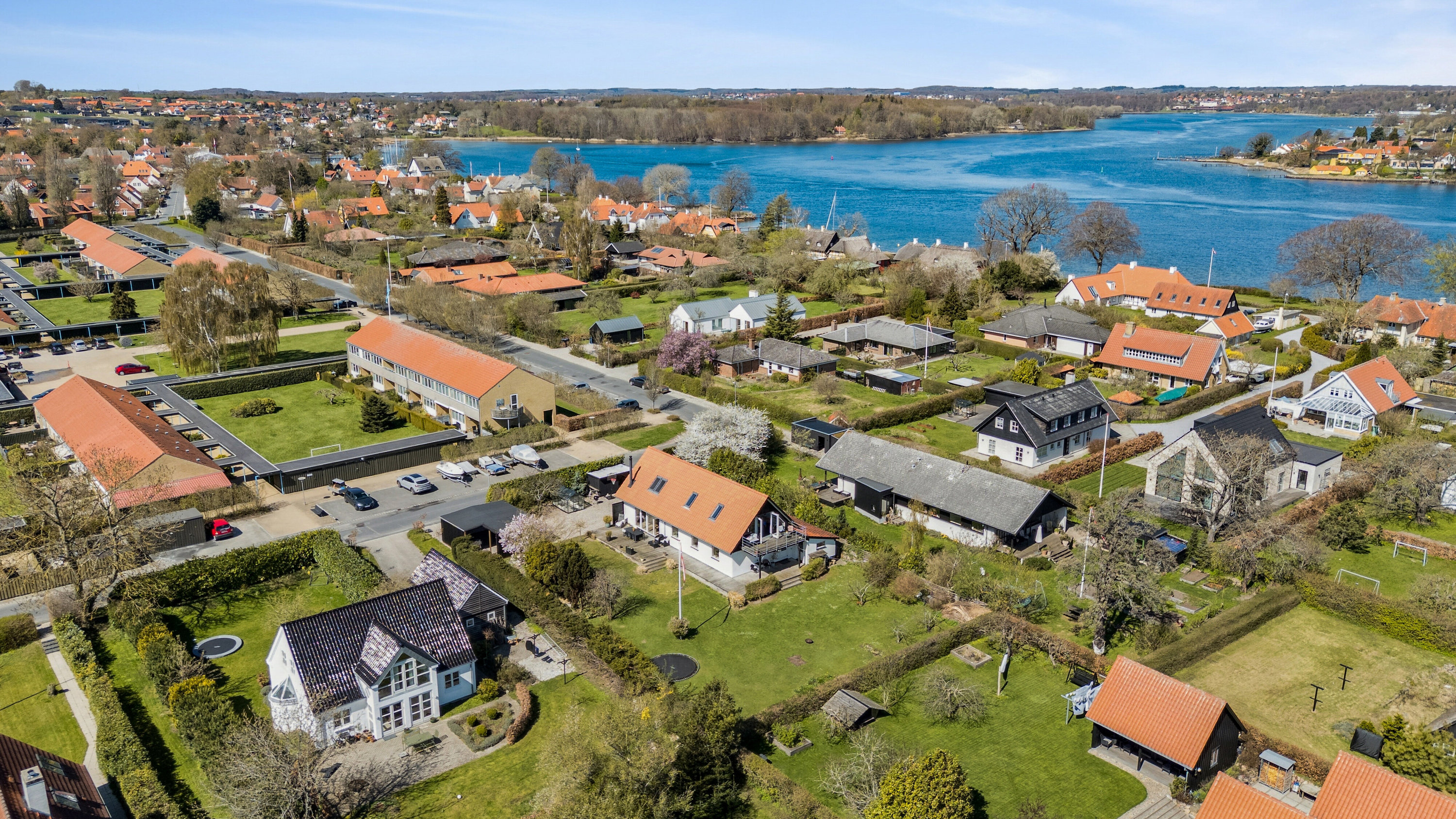 Fremhævet luftfoto billede i fuldskærmstilstand. Billede af Eghavevej 35, Tåsinge, 5700 Svendborg