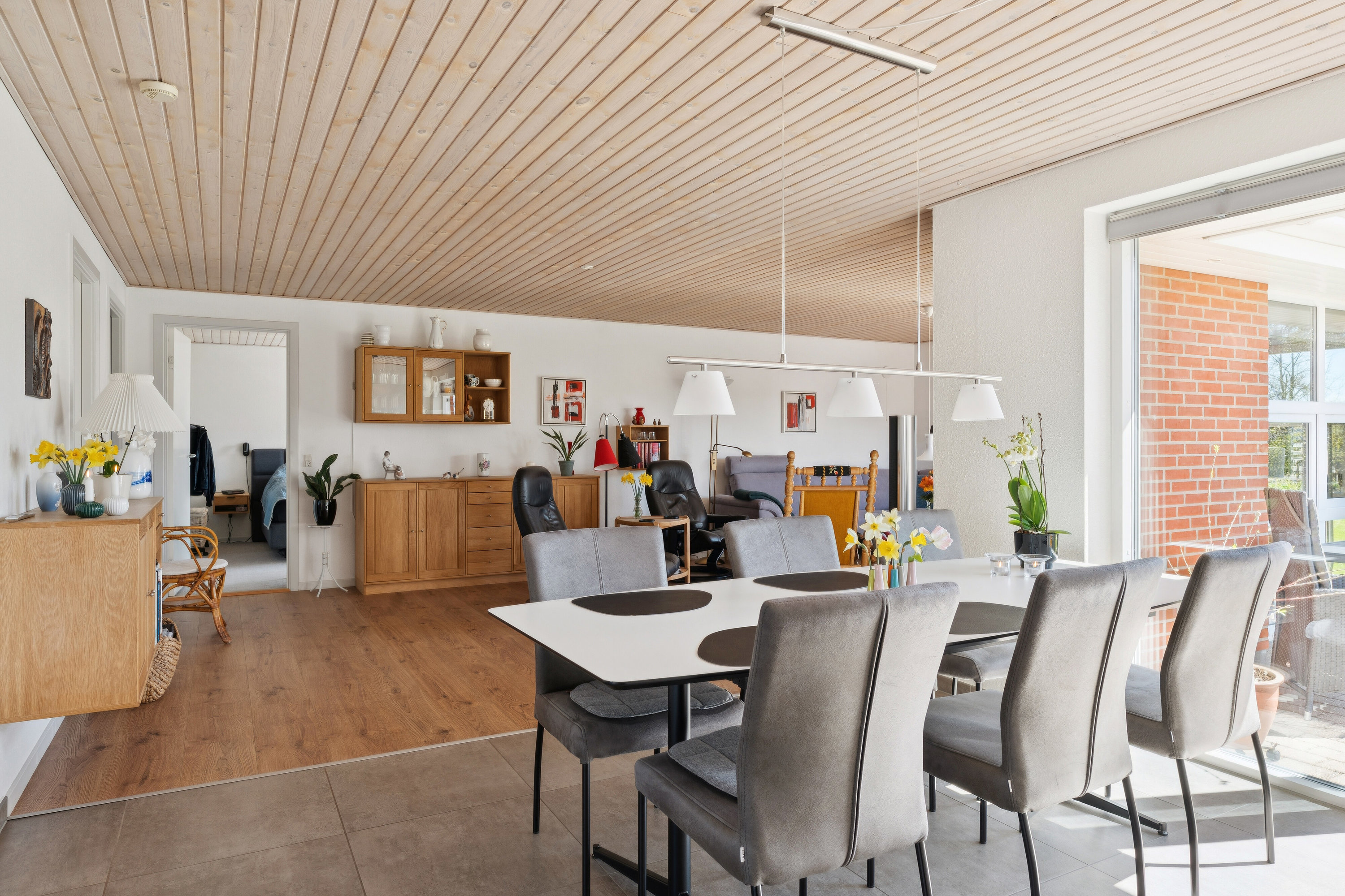 Fremhævet spisestue billede i fuldskærmstilstand. Billede af Tingstedet 55, 7190 Billund