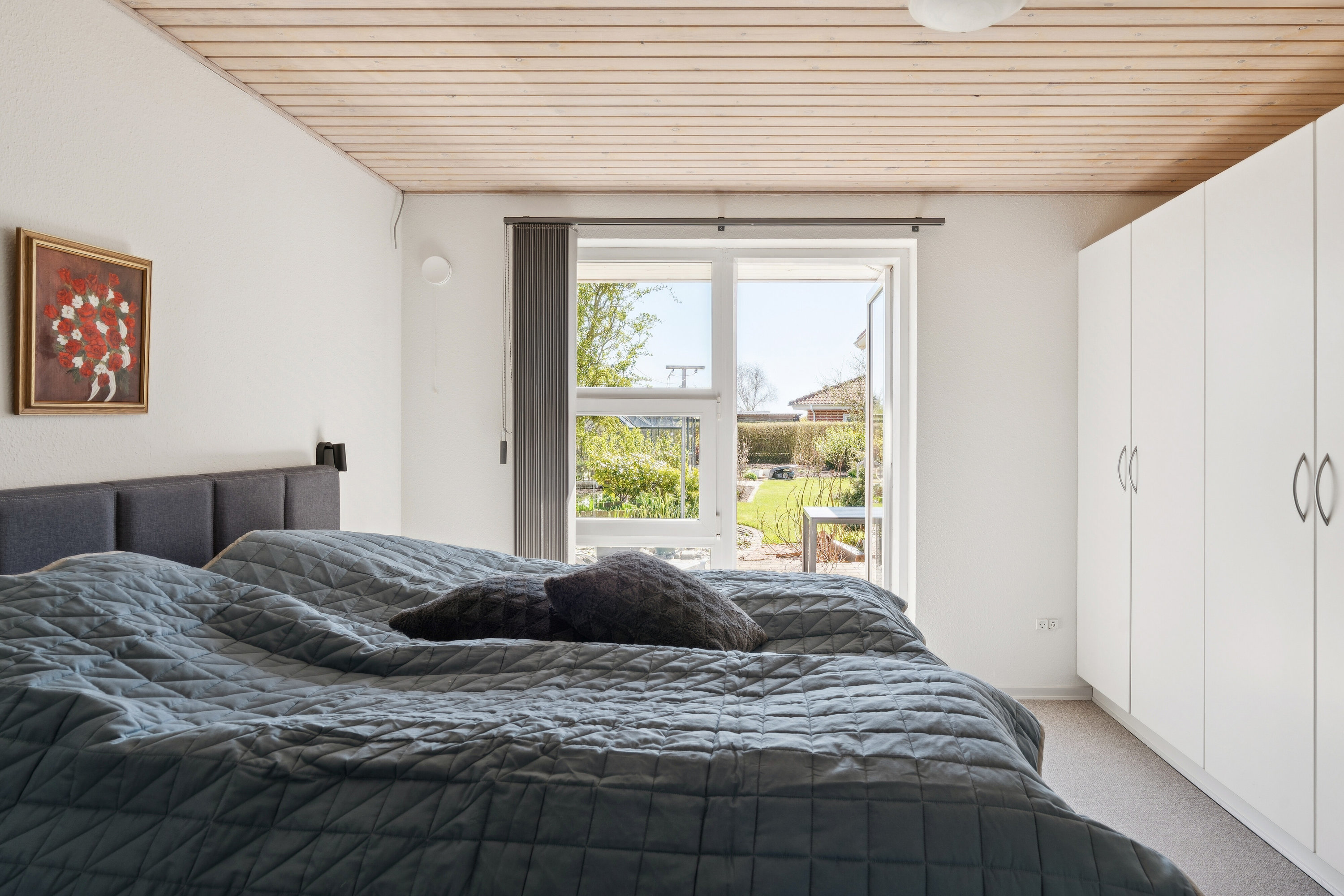 Fremhævet soveværelse billede i fuldskærmstilstand. Billede af Tingstedet 55, 7190 Billund