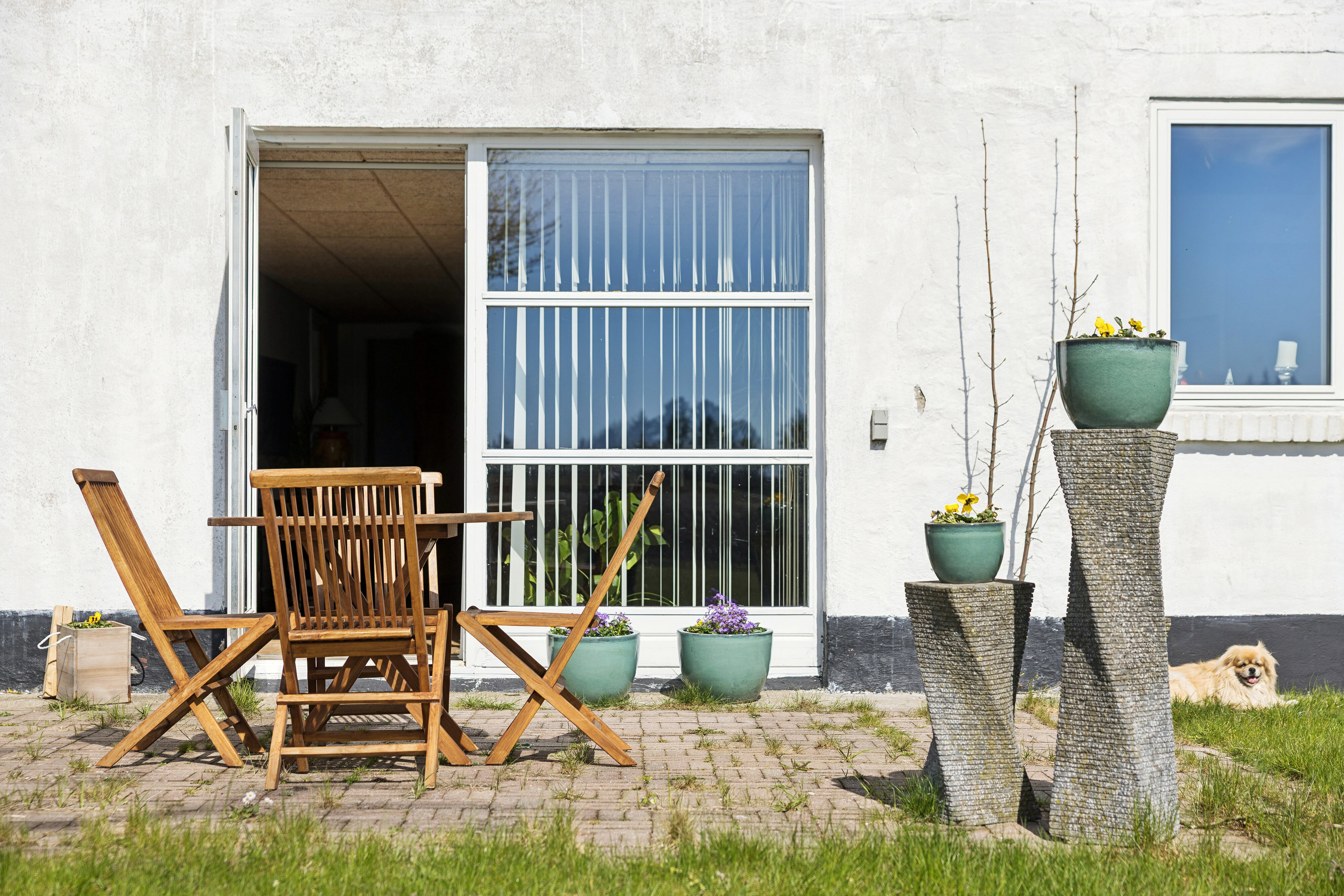Fremhævet terrasse billede i fuldskærmstilstand. Billede af Nejstvej 137, Hørmested, 9870 Sindal