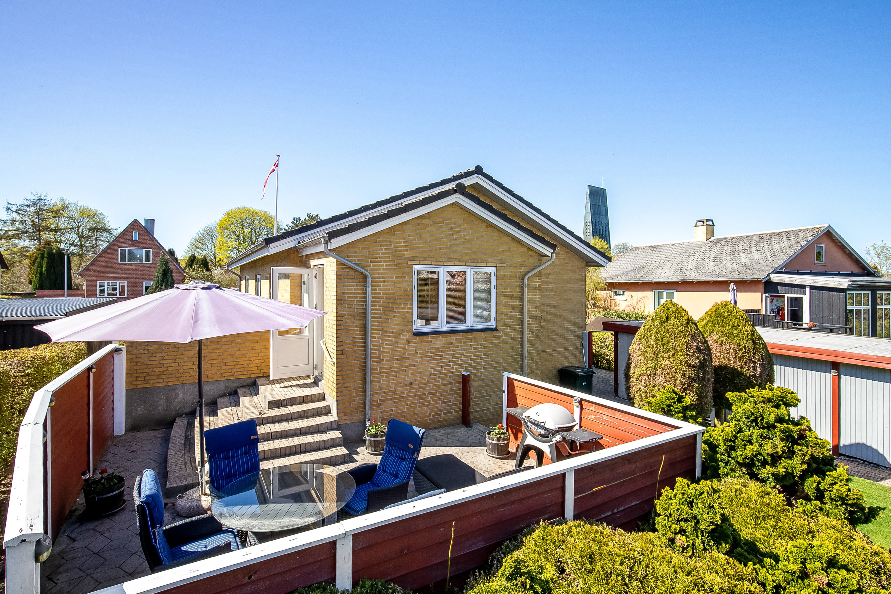 Fremhævet terrasse billede i fuldskærmstilstand. Billede af Hertug Abels Vej 7, 6000 Kolding