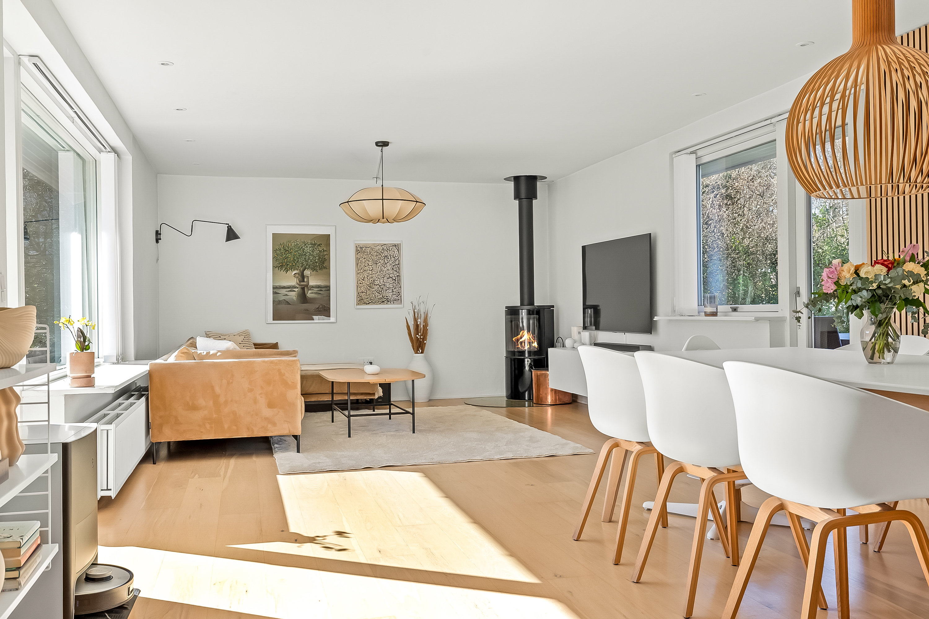 Fremhævet stue billede i fuldskærmstilstand. Billede af Nørrediget 25, Nørremarken, 7100 Vejle