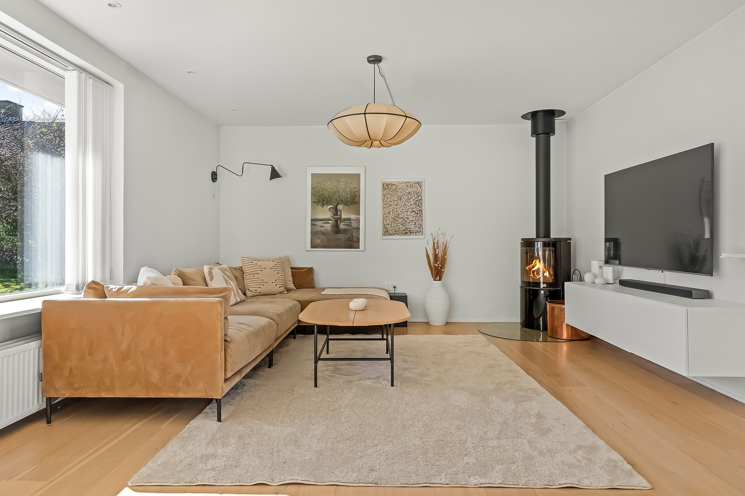 Fremhævet stue billede i fuldskærmstilstand. Billede af Nørrediget 25, Nørremarken, 7100 Vejle