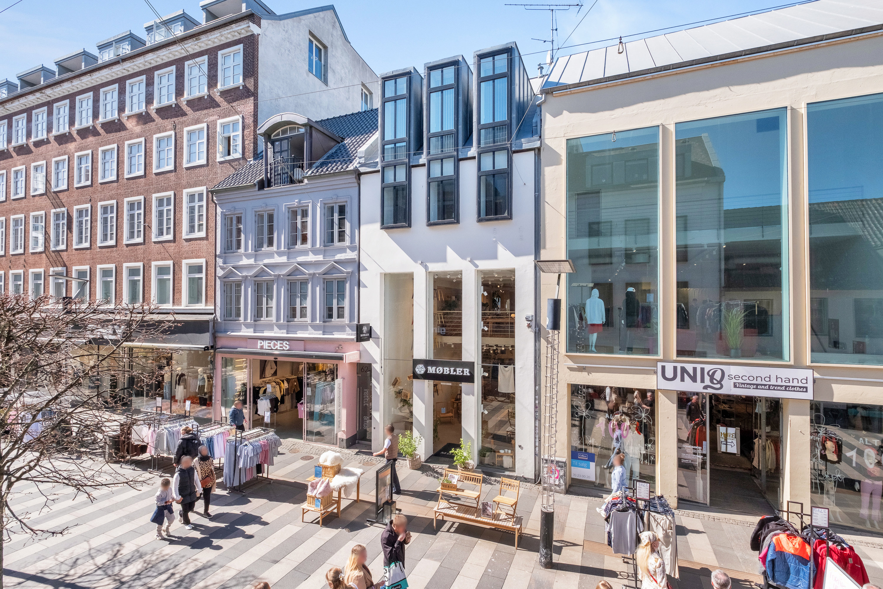 Fremhævet facade billede i fuldskærmstilstand. Billede af Søndergade 62, 2., 8000 Aarhus C
