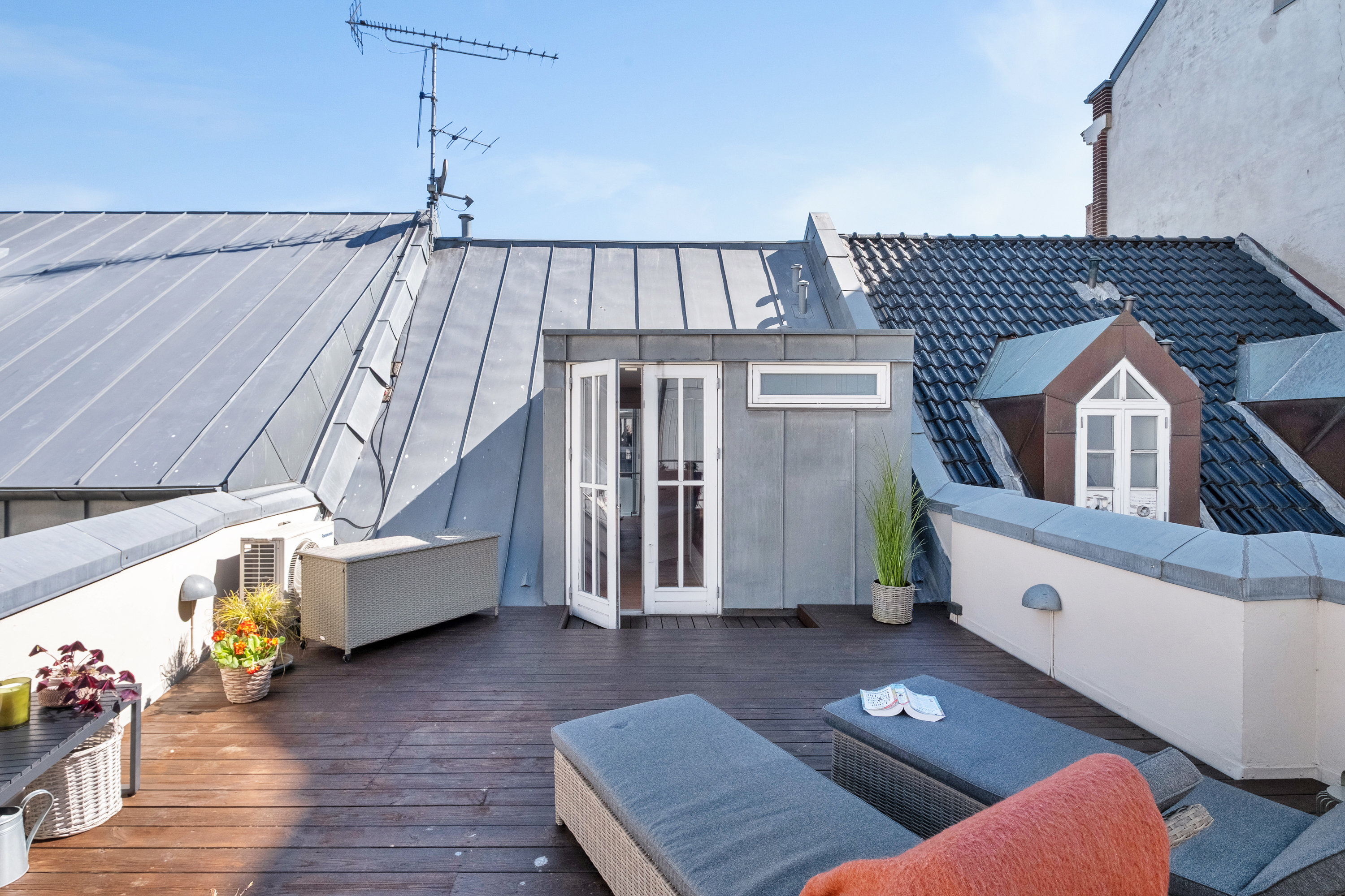 Fremhævet terrasse billede i fuldskærmstilstand. Billede af Søndergade 62, 2., 8000 Aarhus C
