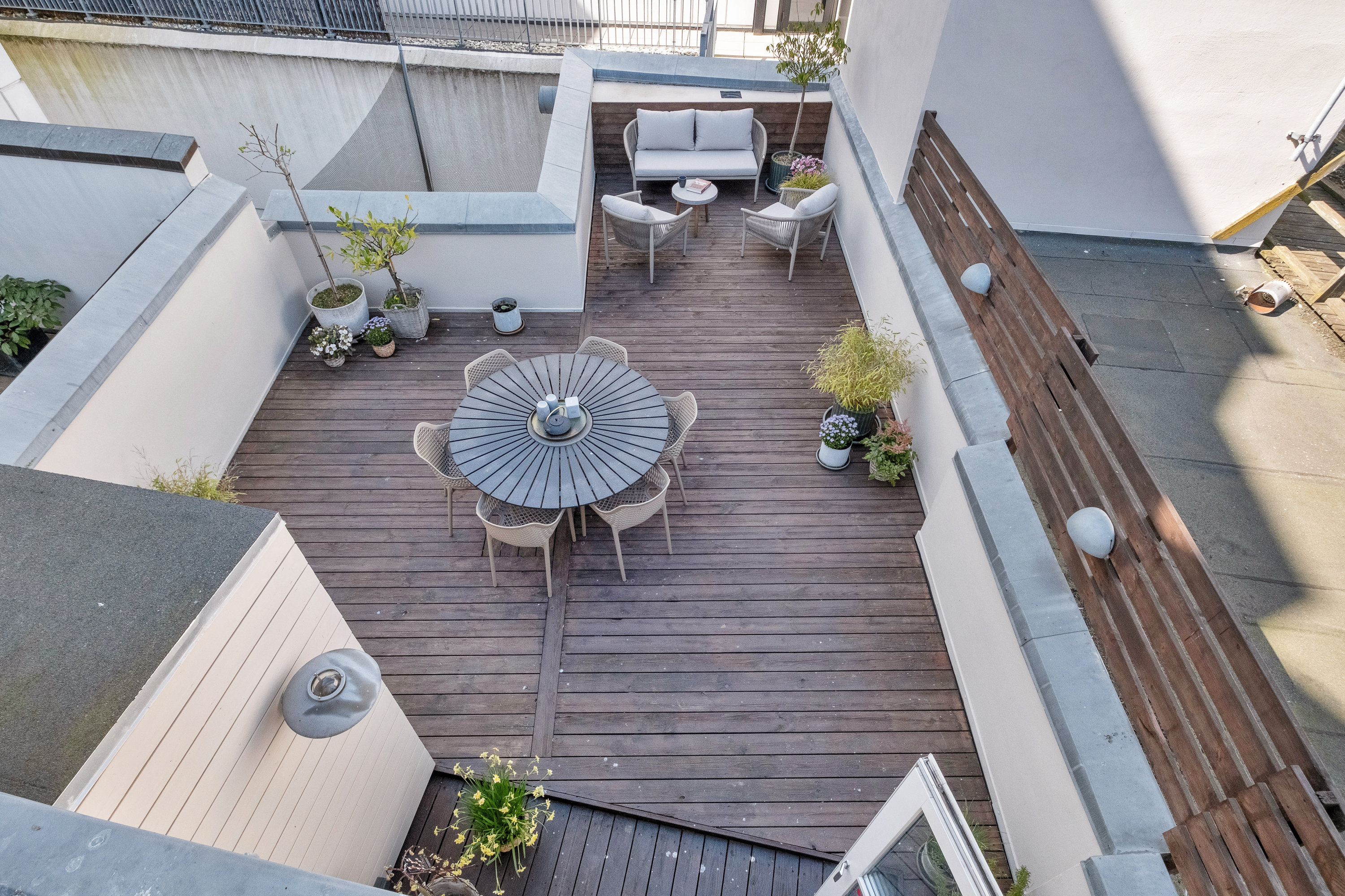 Fremhævet terrasse billede i fuldskærmstilstand. Billede af Søndergade 62, 2., 8000 Aarhus C