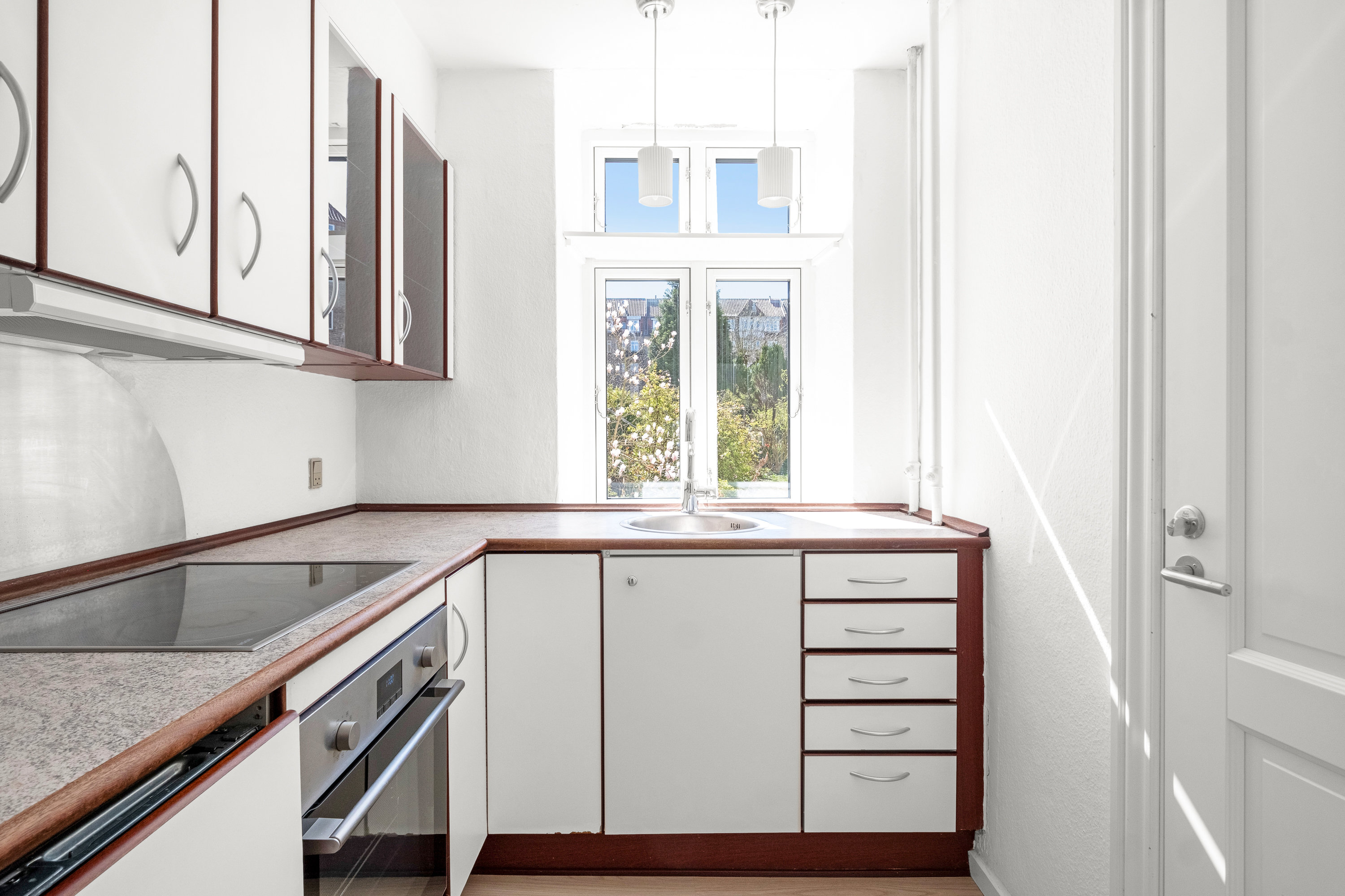 Fremhævet køkken billede i fuldskærmstilstand. Billede af Frederiksbjerg Torv 3, st.. tv., 8000 Aarhus C