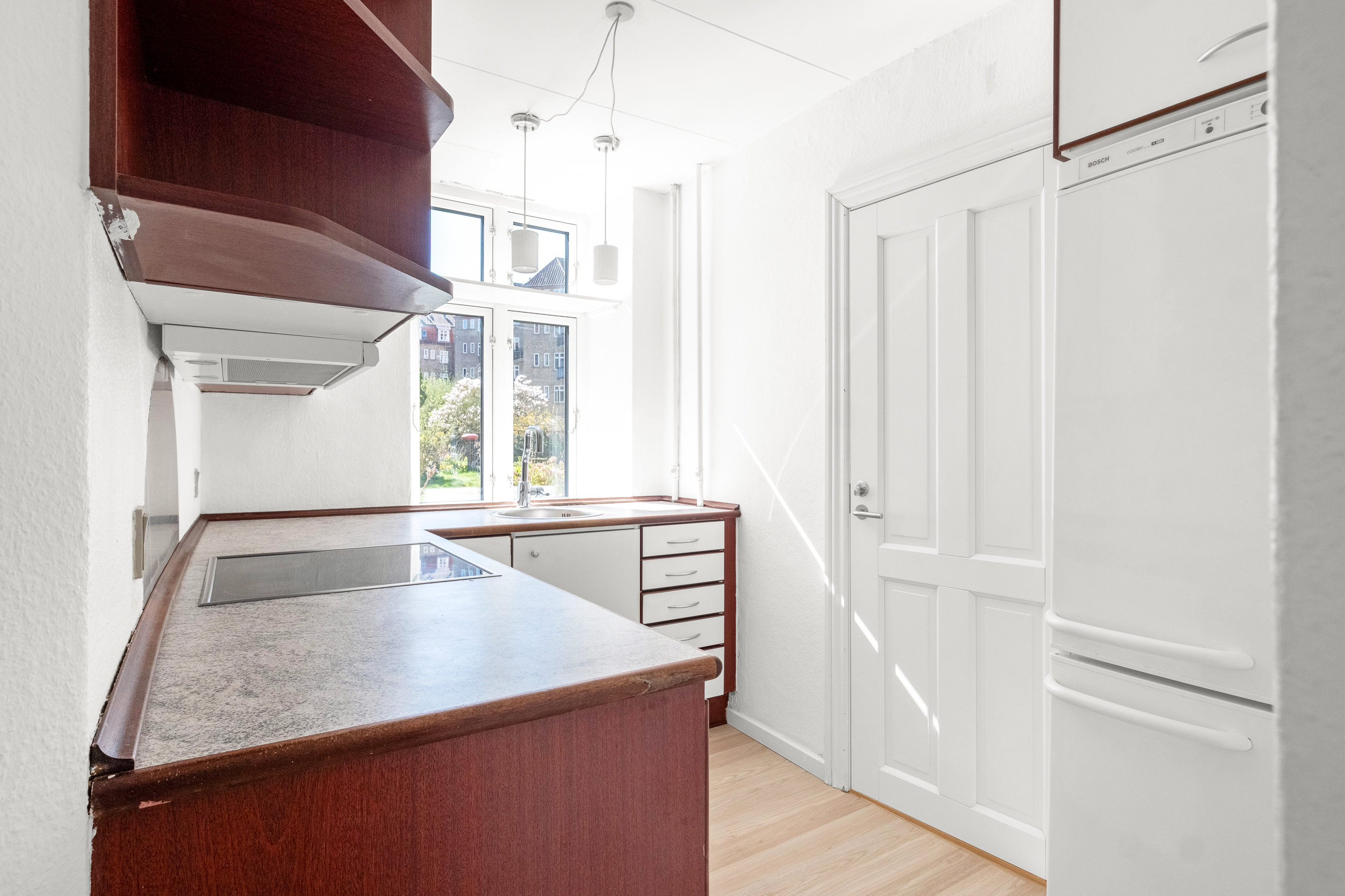 Fremhævet køkken billede i fuldskærmstilstand. Billede af Frederiksbjerg Torv 3, st.. tv., 8000 Aarhus C