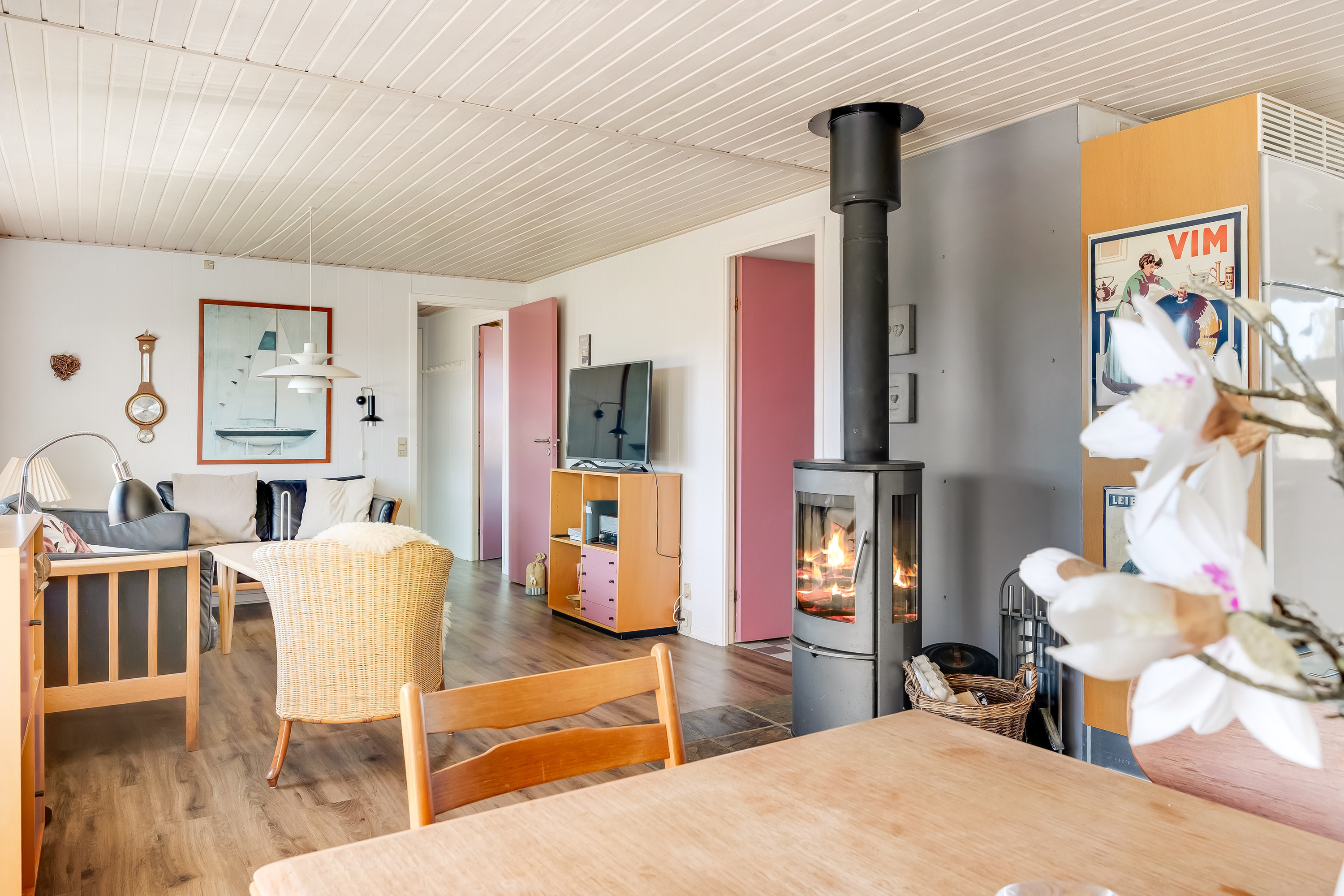 Fremhævet stue billede i fuldskærmstilstand. Billede af Lyngvej 34, Rindby Strand, 6720 Fanø