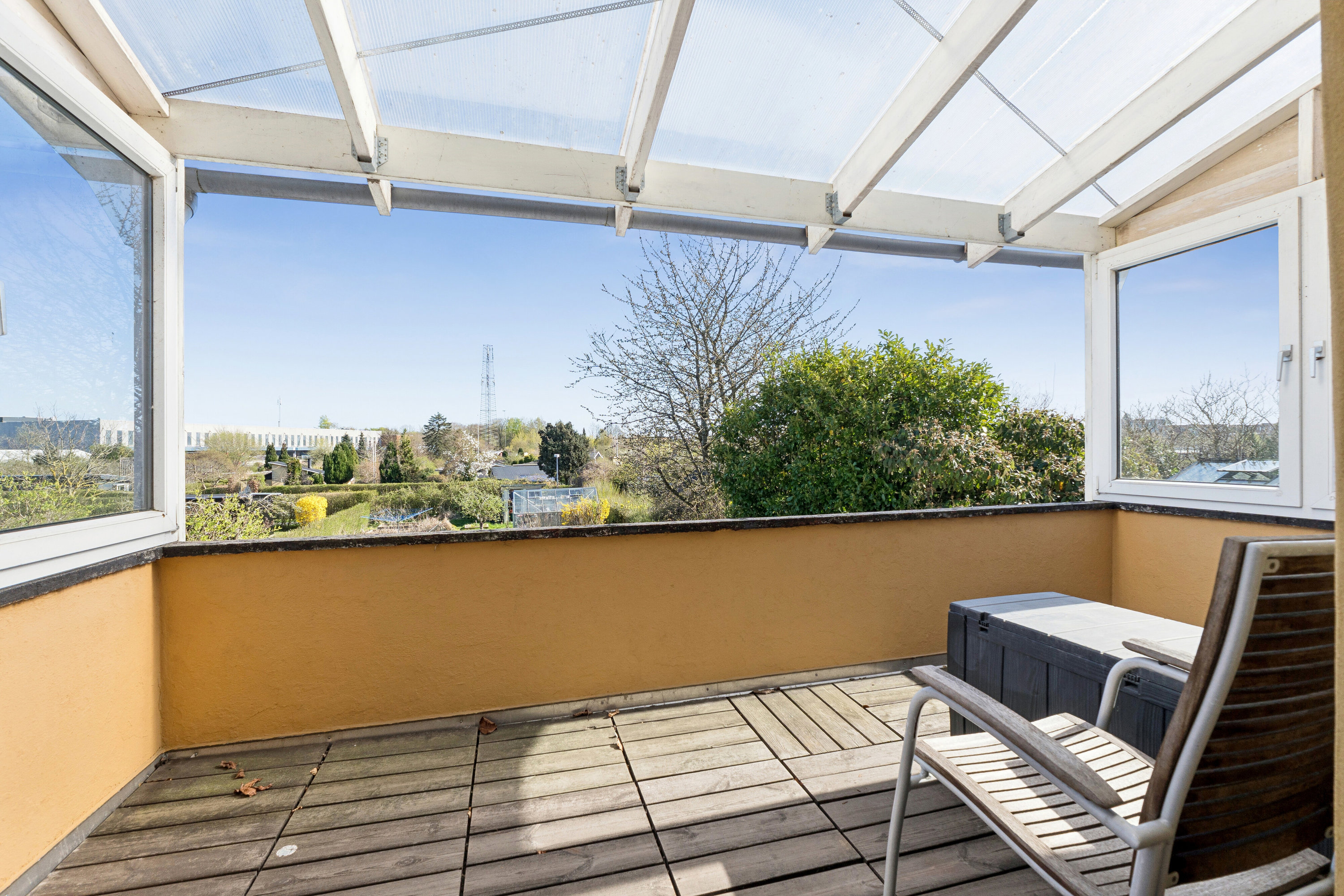 Fremhævet overdækket terrasse billede i fuldskærmstilstand. Billede af Glentevej 21, 5000 Odense C