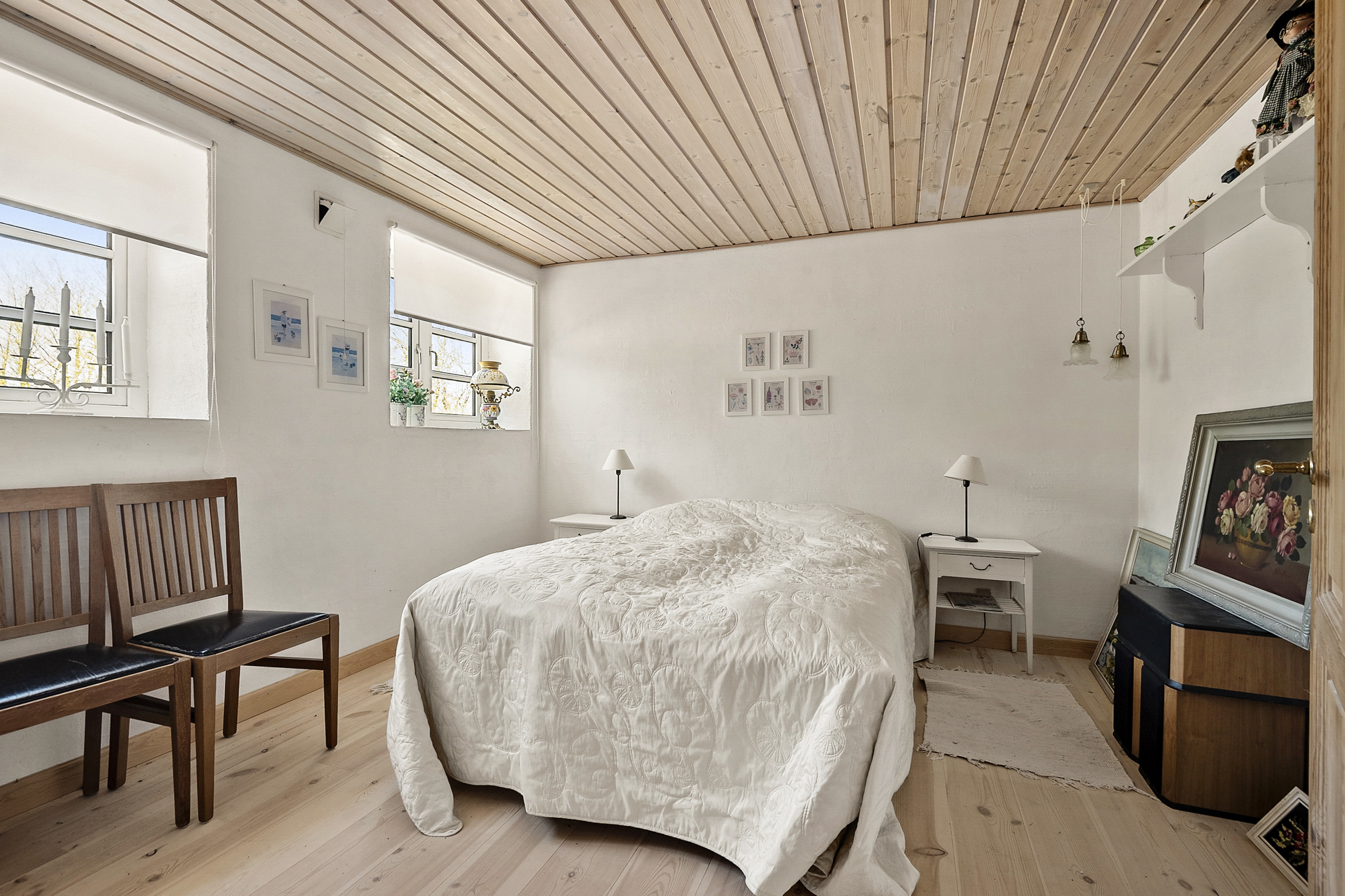 Fremhævet soveværelse billede i fuldskærmstilstand. Billede af Præstebrovej 33, Fåborg, 6818 Årre