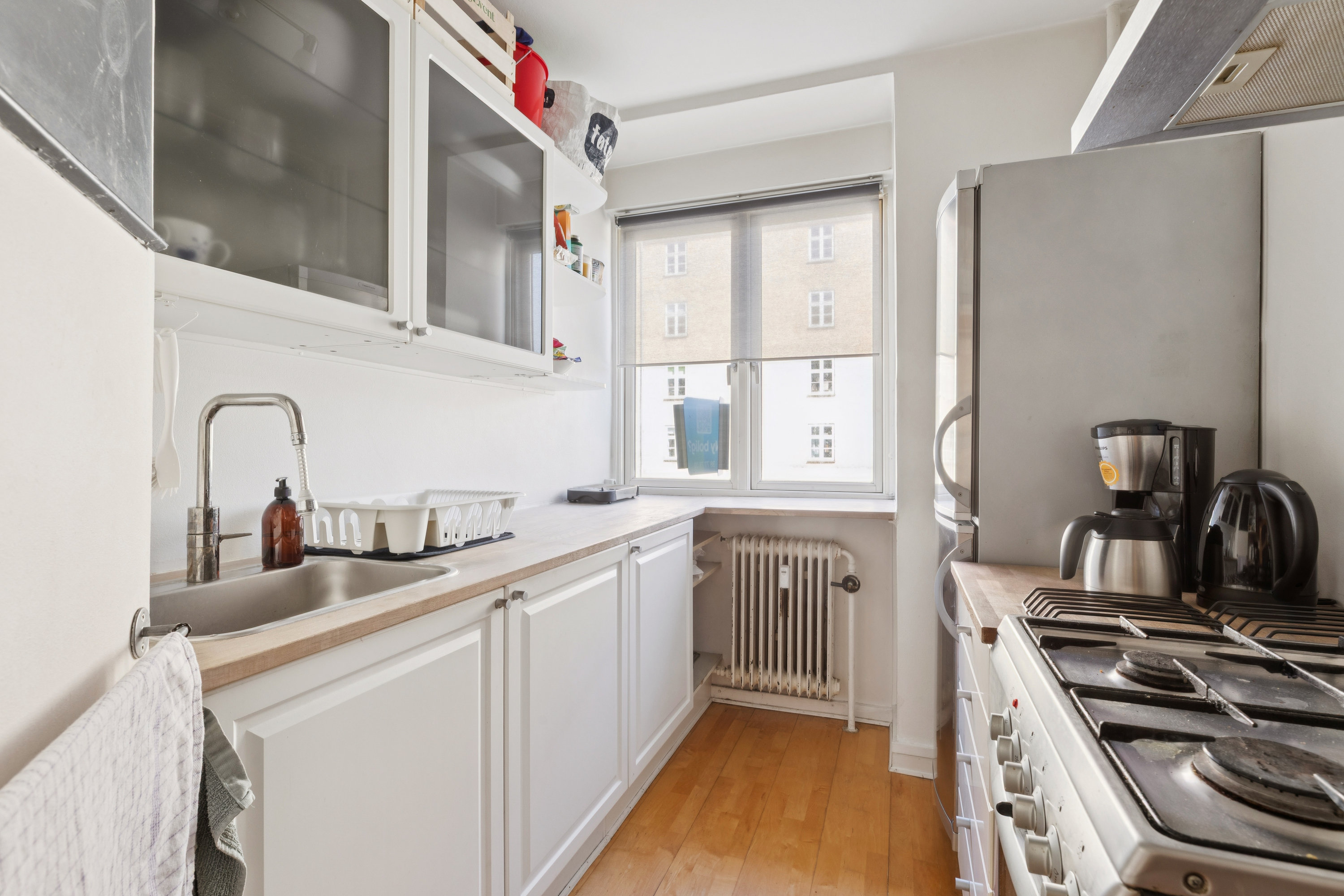 Fremhævet køkken billede i fuldskærmstilstand. Billede af Markskellet 1, st.. tv., 2720 Vanløse