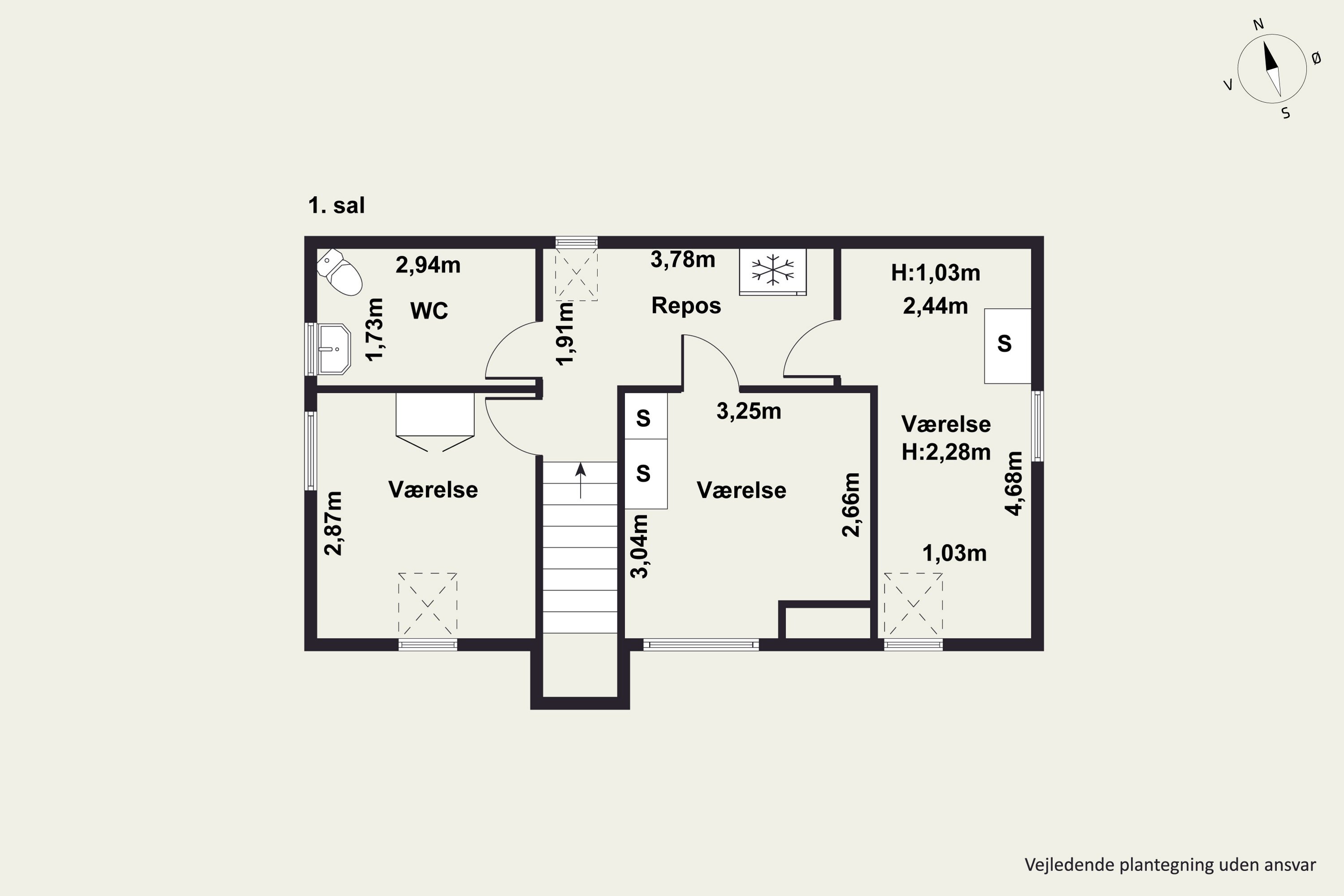 Plantegninger billede af Mejlbyvej 114, 9610 Nørager