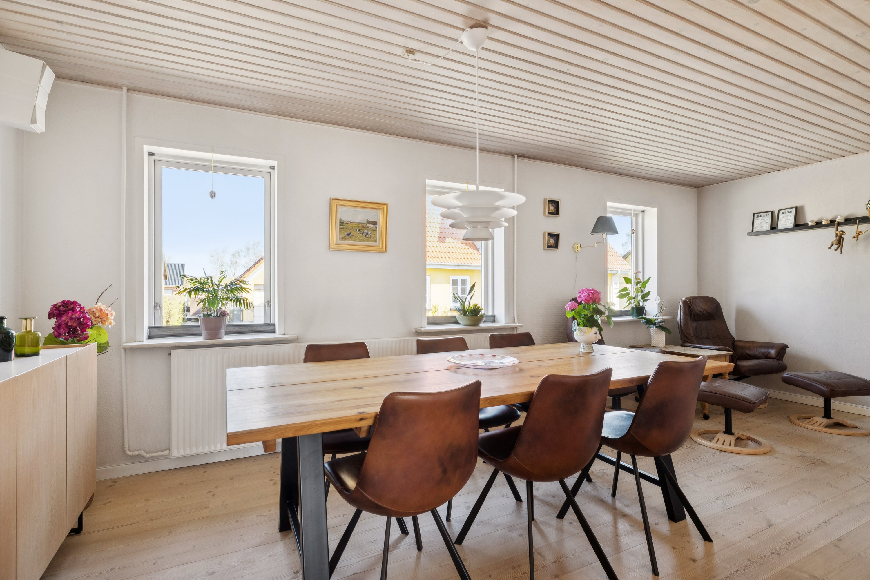 Fremhævet spisestue billede i fuldskærmstilstand. Billede af Mejlbyvej 114, 9610 Nørager