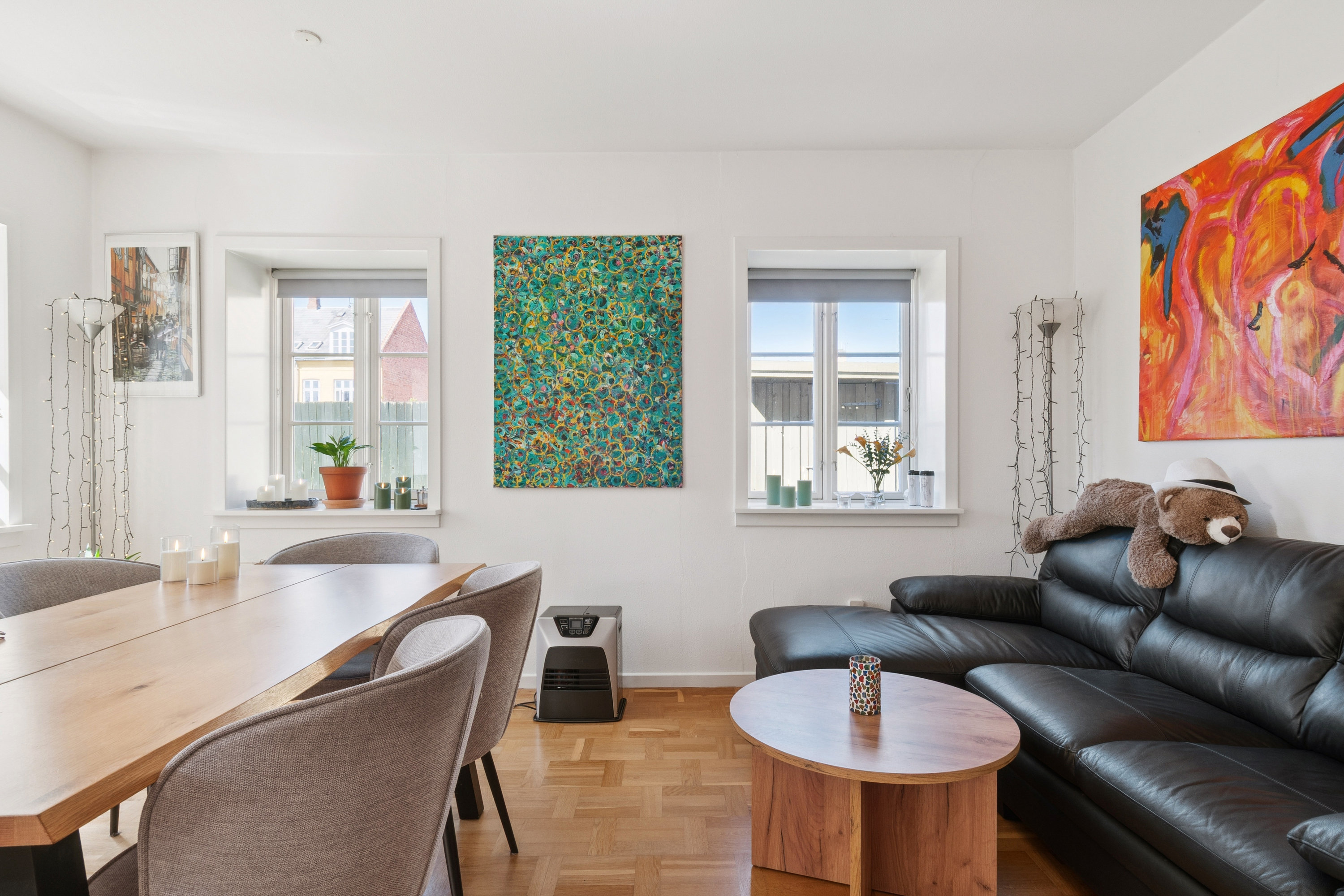 Fremhævet stue billede i fuldskærmstilstand. Billede af Sct Anna Gade 51C, 3000 Helsingør