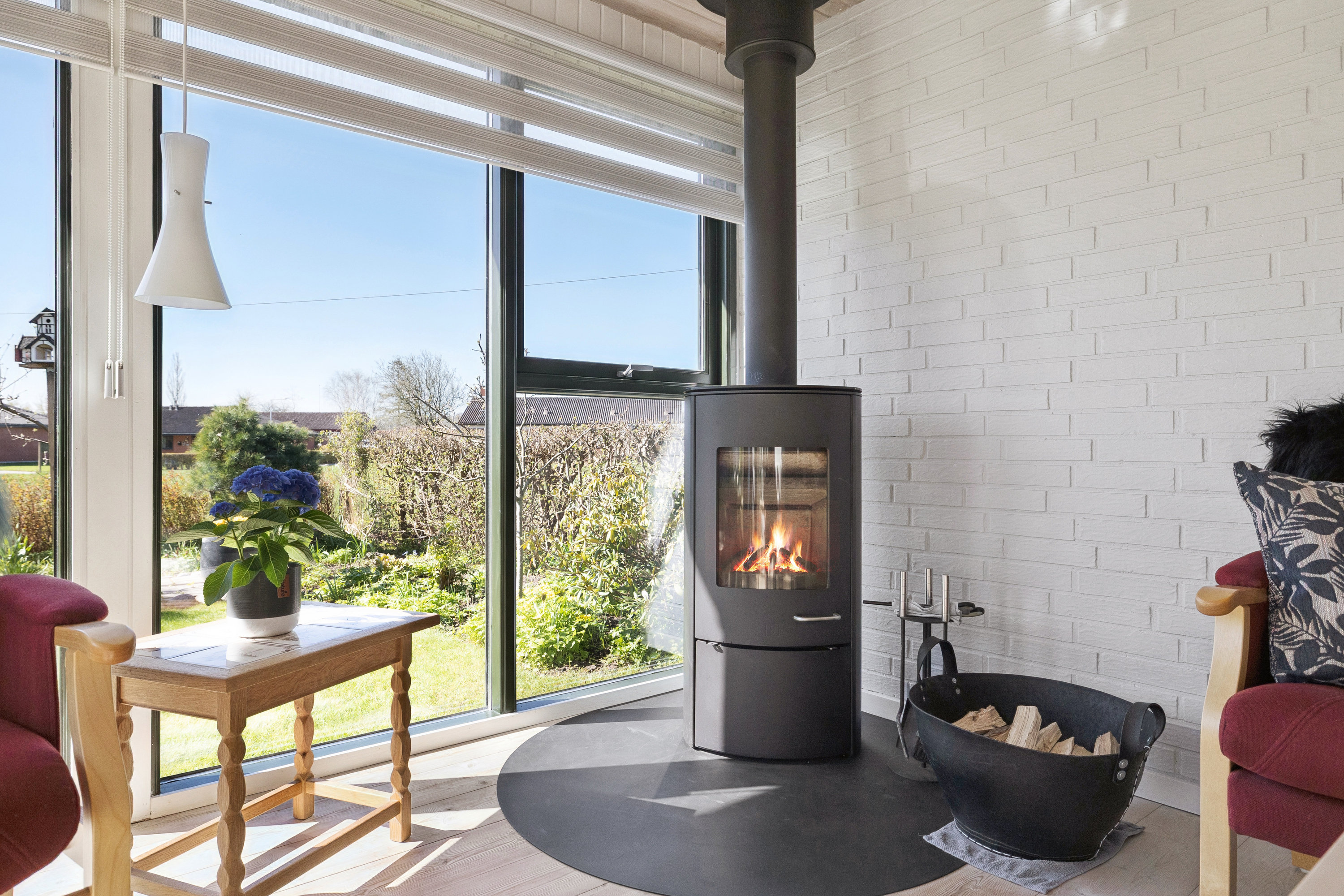 Fremhævet opholdsstue billede i fuldskærmstilstand. Billede af Mejlbyvej 114, 9610 Nørager