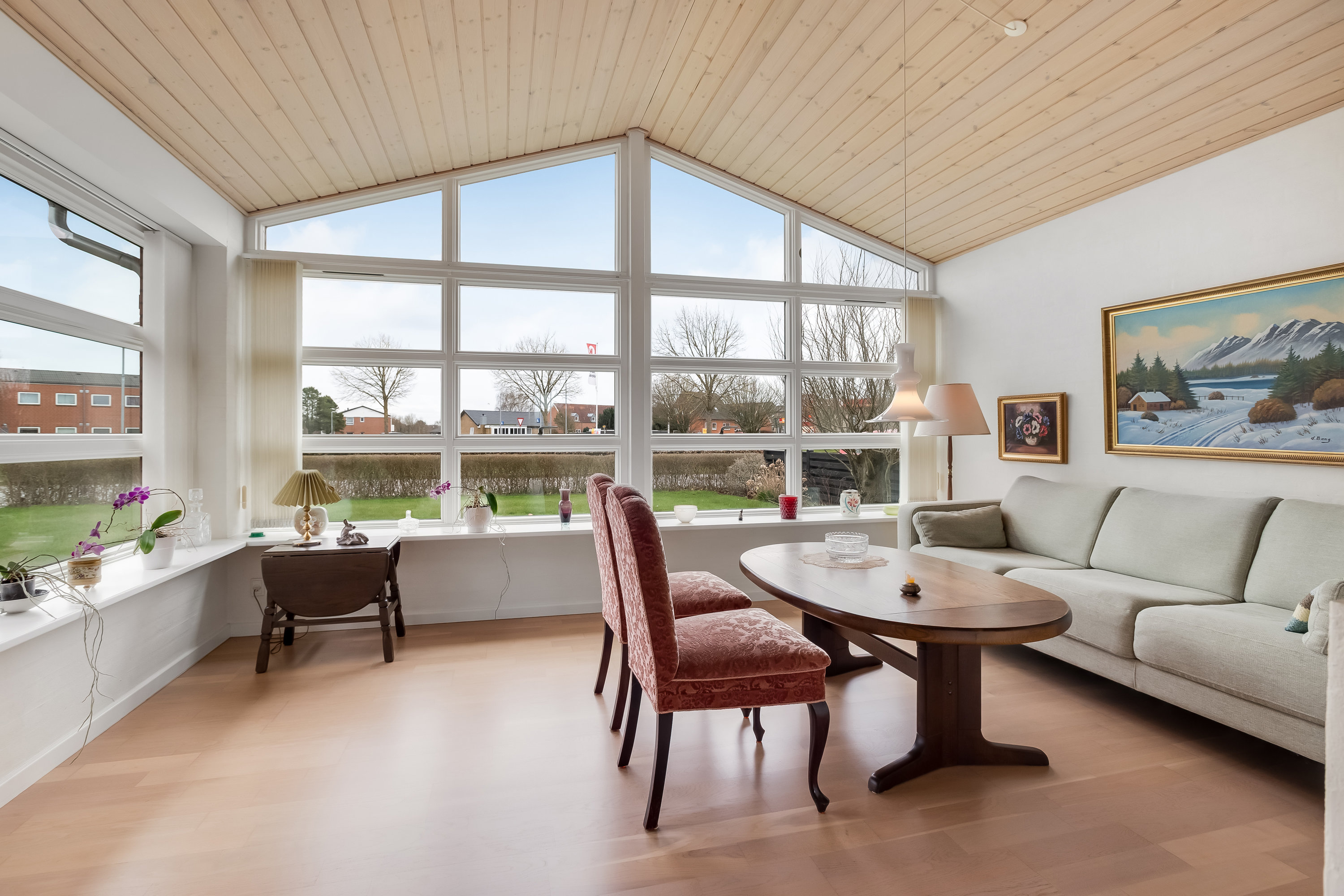 Fremhævet stue billede i fuldskærmstilstand. Billede af Langagervej 51, 6900 Skjern