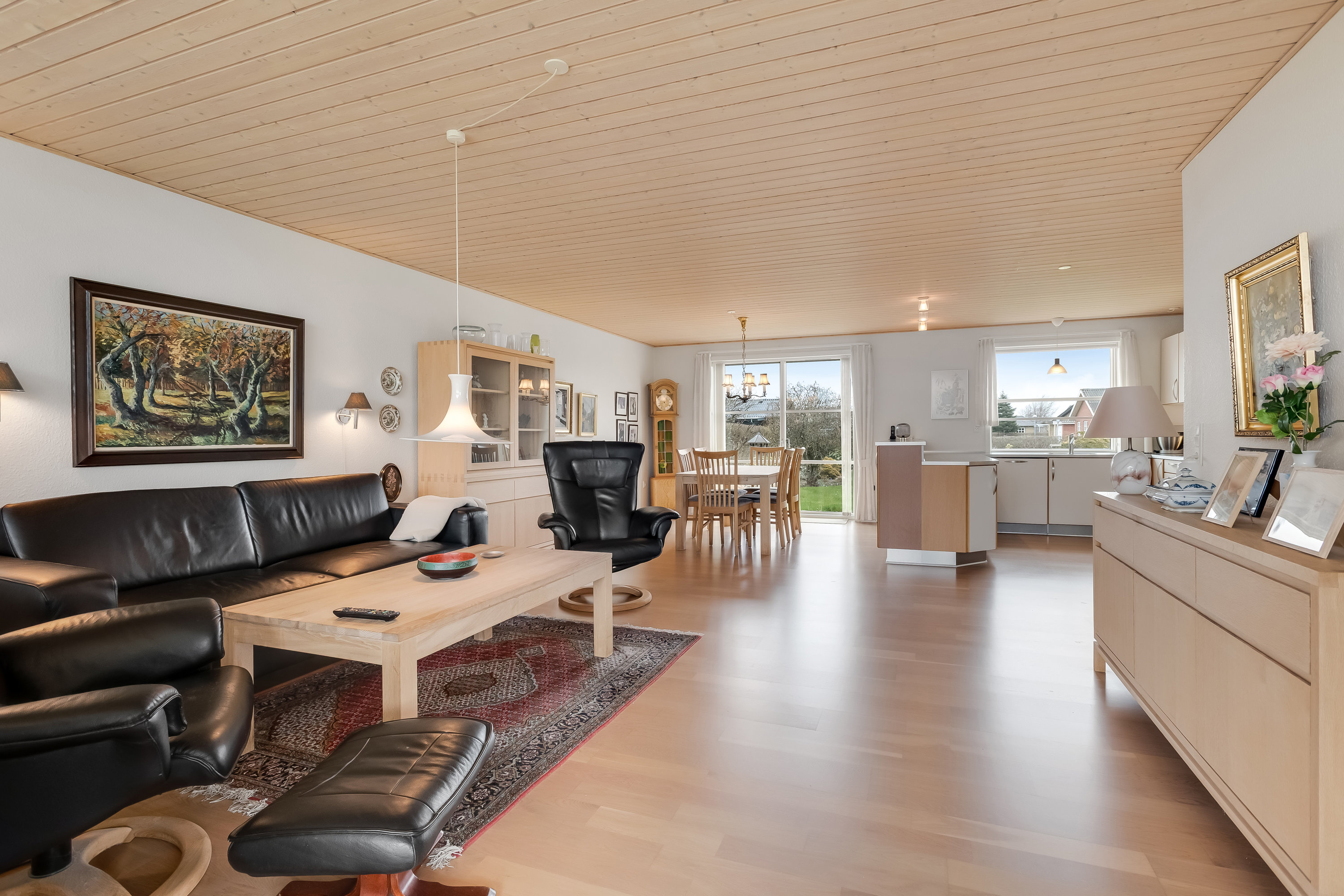 Fremhævet stue billede i fuldskærmstilstand. Billede af Langagervej 51, 6900 Skjern