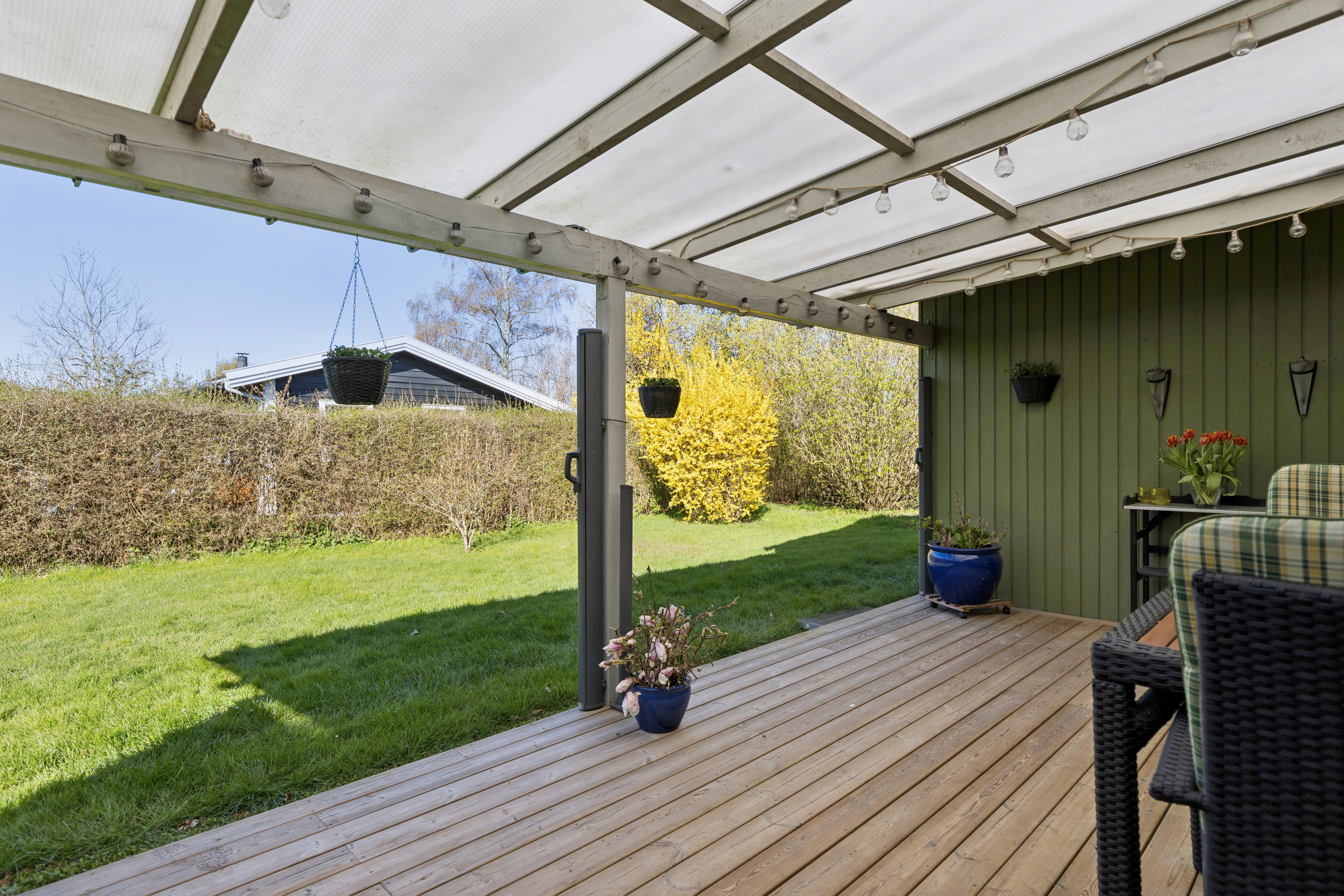 Fremhævet terrasse billede i fuldskærmstilstand. Billede af Pilebakken 7, Havnsø Str, 4591 Føllenslev