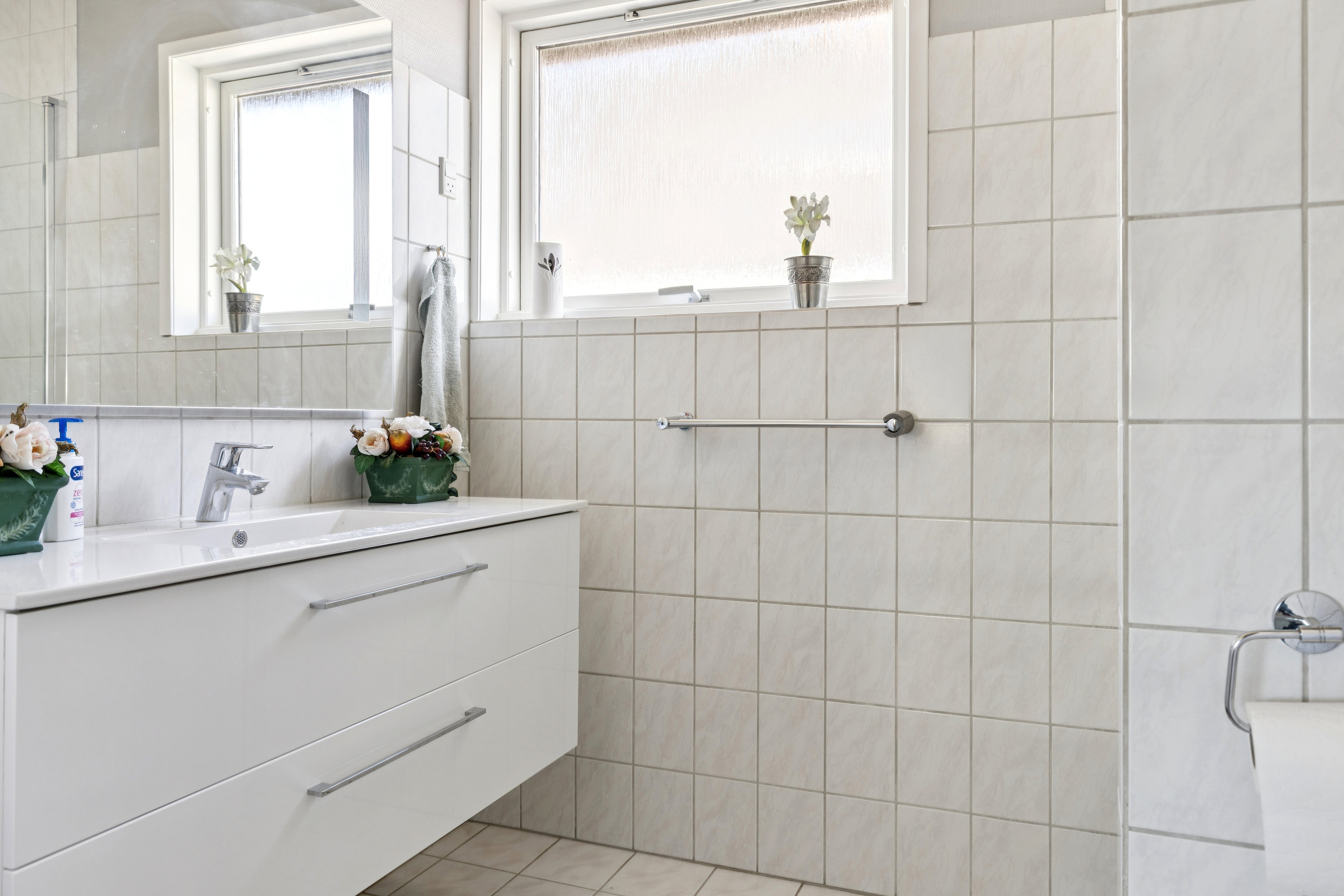 Fremhævet badeværelse billede i fuldskærmstilstand. Billede af Rs Hansensvej 20, 4520 Svinninge