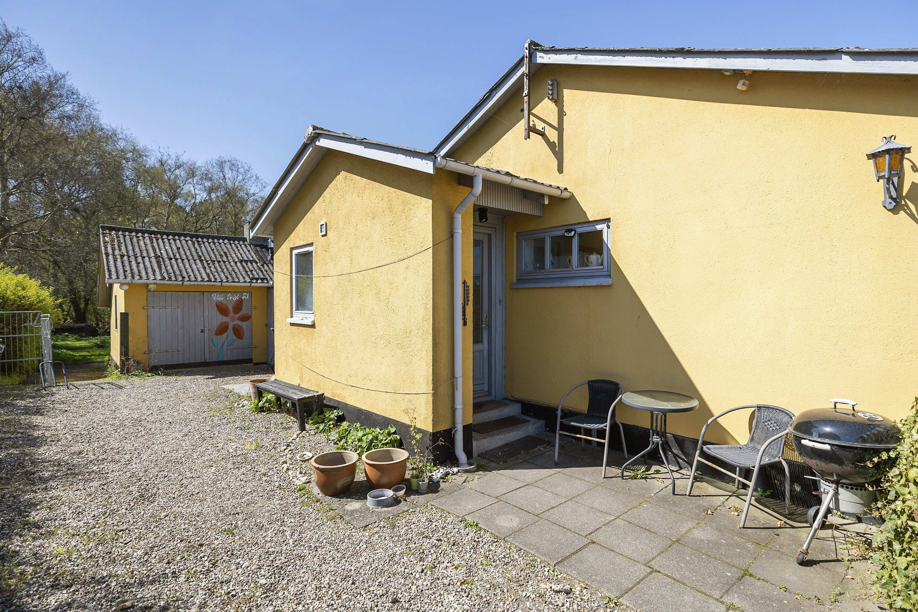 Fremhævet terrasse billede i fuldskærmstilstand. Billede af Broholmvej 142, Frølunde Fed, 4220 Korsør