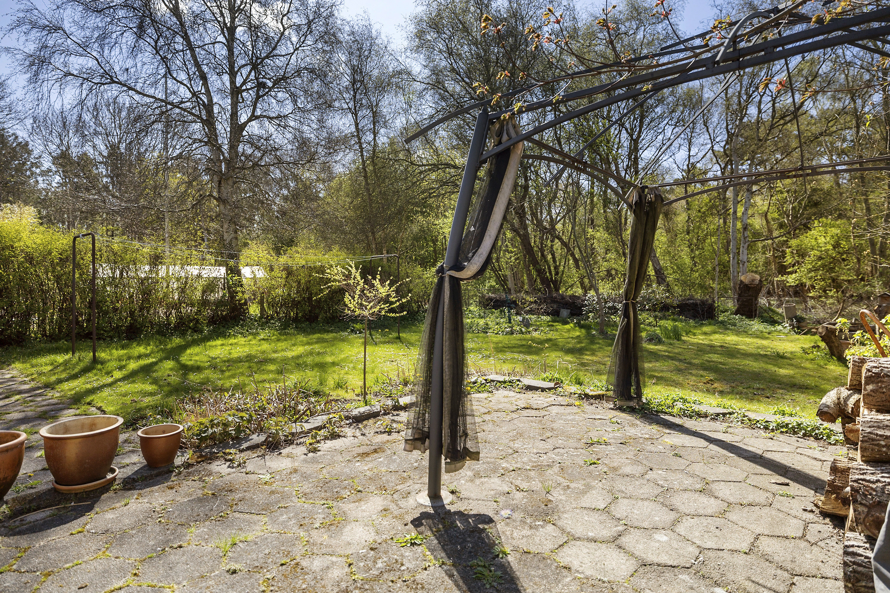 Fremhævet terrasse billede i fuldskærmstilstand. Billede af Broholmvej 142, Frølunde Fed, 4220 Korsør