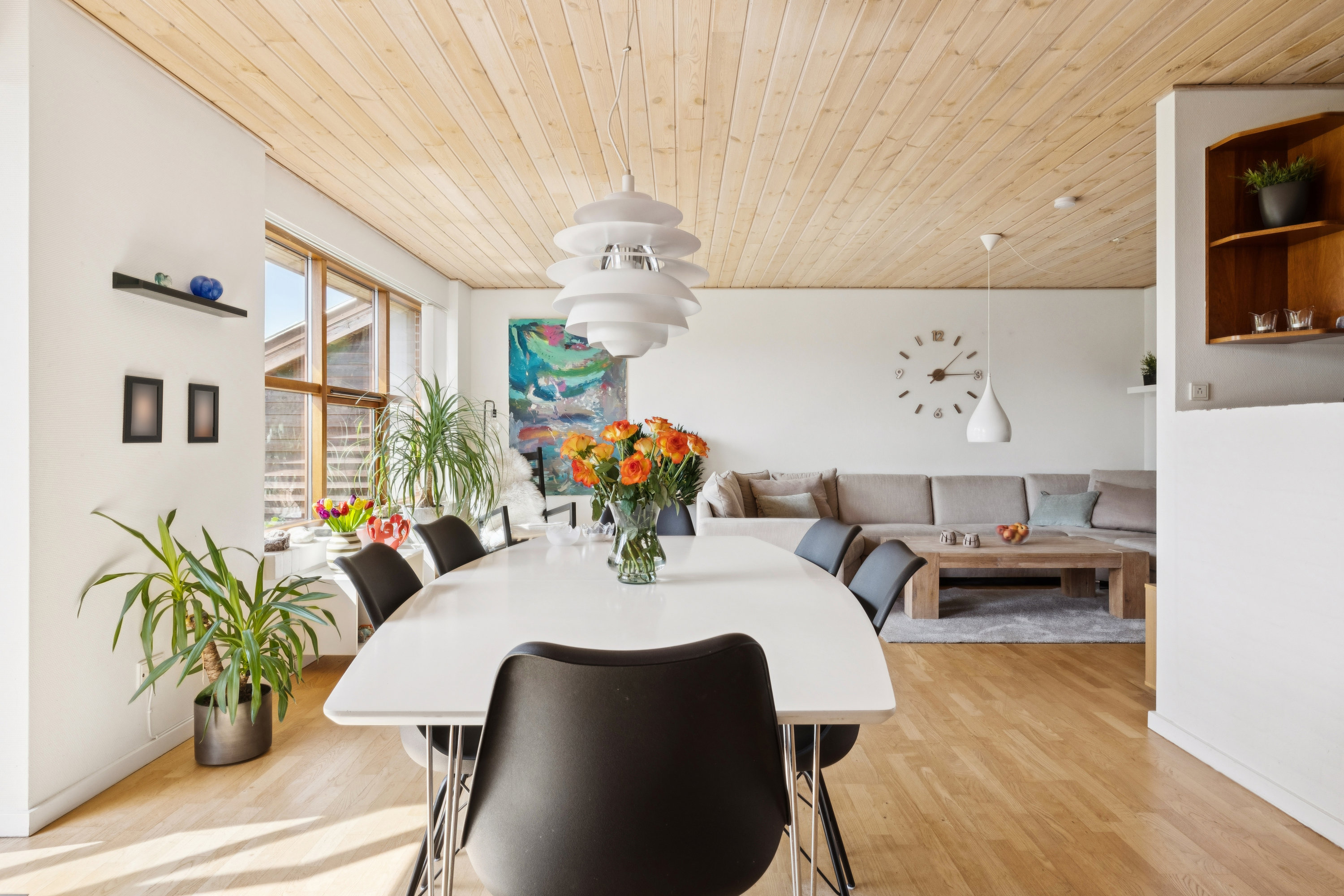 Fremhævet stue billede i fuldskærmstilstand. Billede af Bronzehøj 35, Bruunshåb, 8800 Viborg