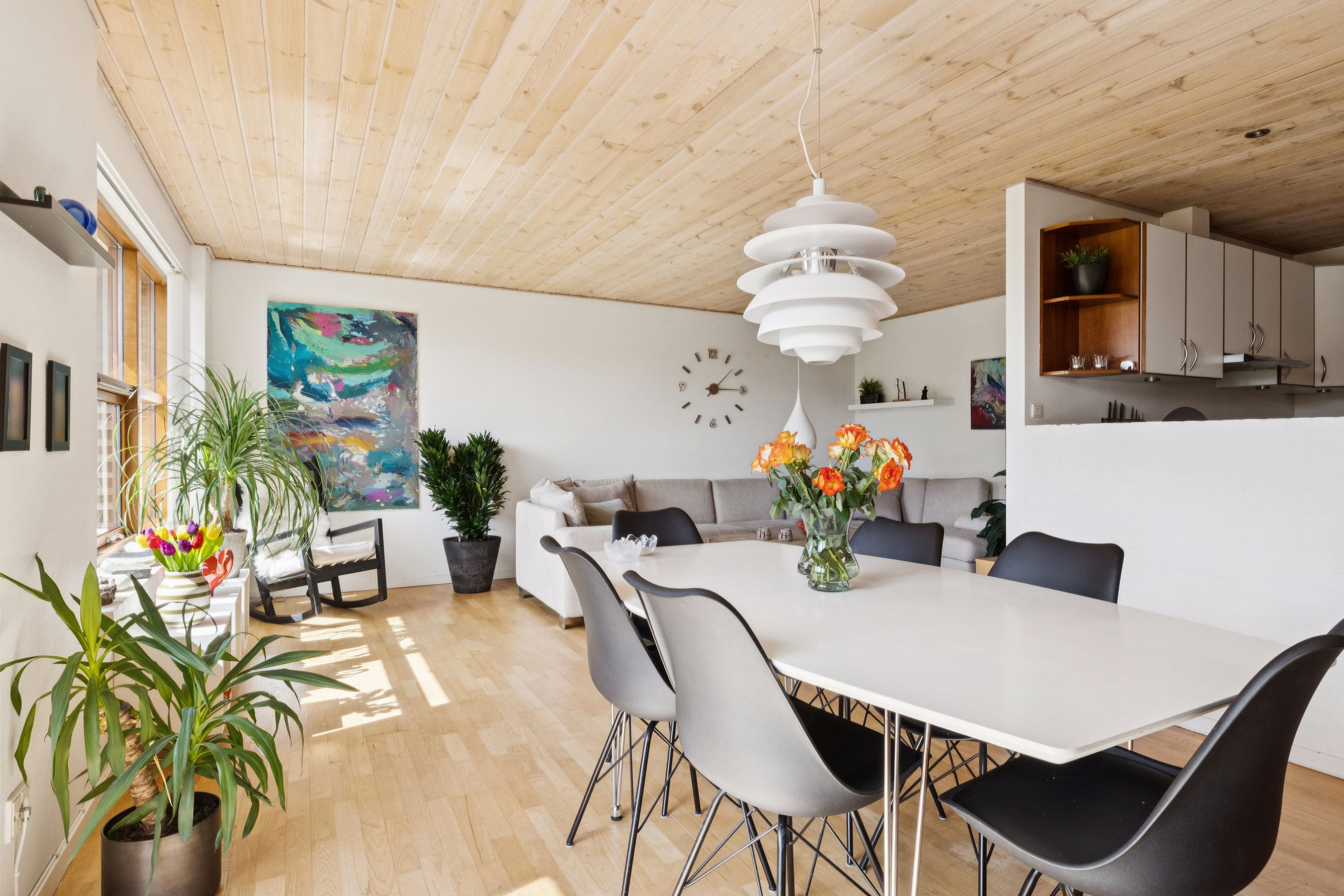 Fremhævet stue billede i fuldskærmstilstand. Billede af Bronzehøj 35, Bruunshåb, 8800 Viborg