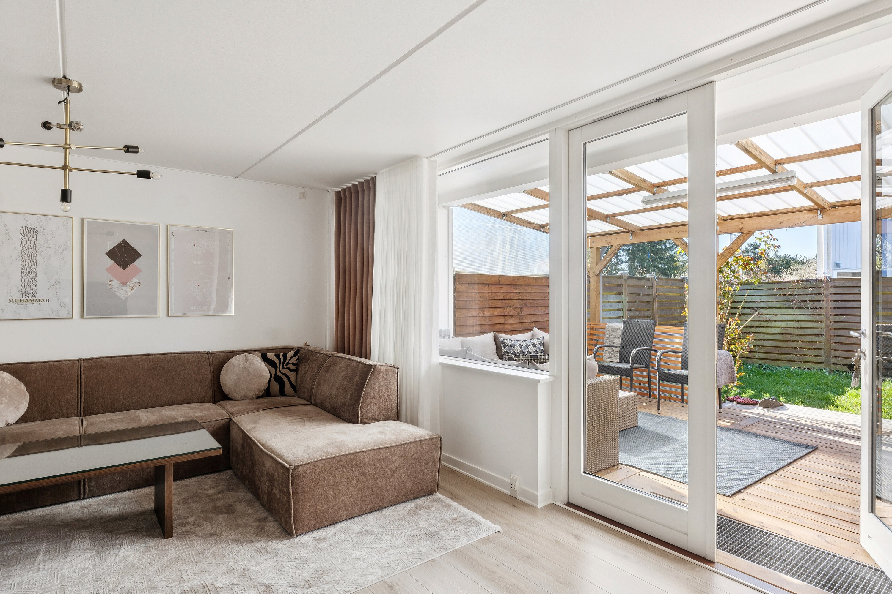 Fremhævet stue billede i fuldskærmstilstand. Billede af Fiskerhusene 15, 2620 Albertslund